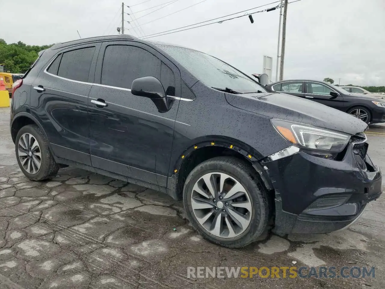 4 Photograph of a damaged car KL4CJESB2MB358842 BUICK ENCORE 2021