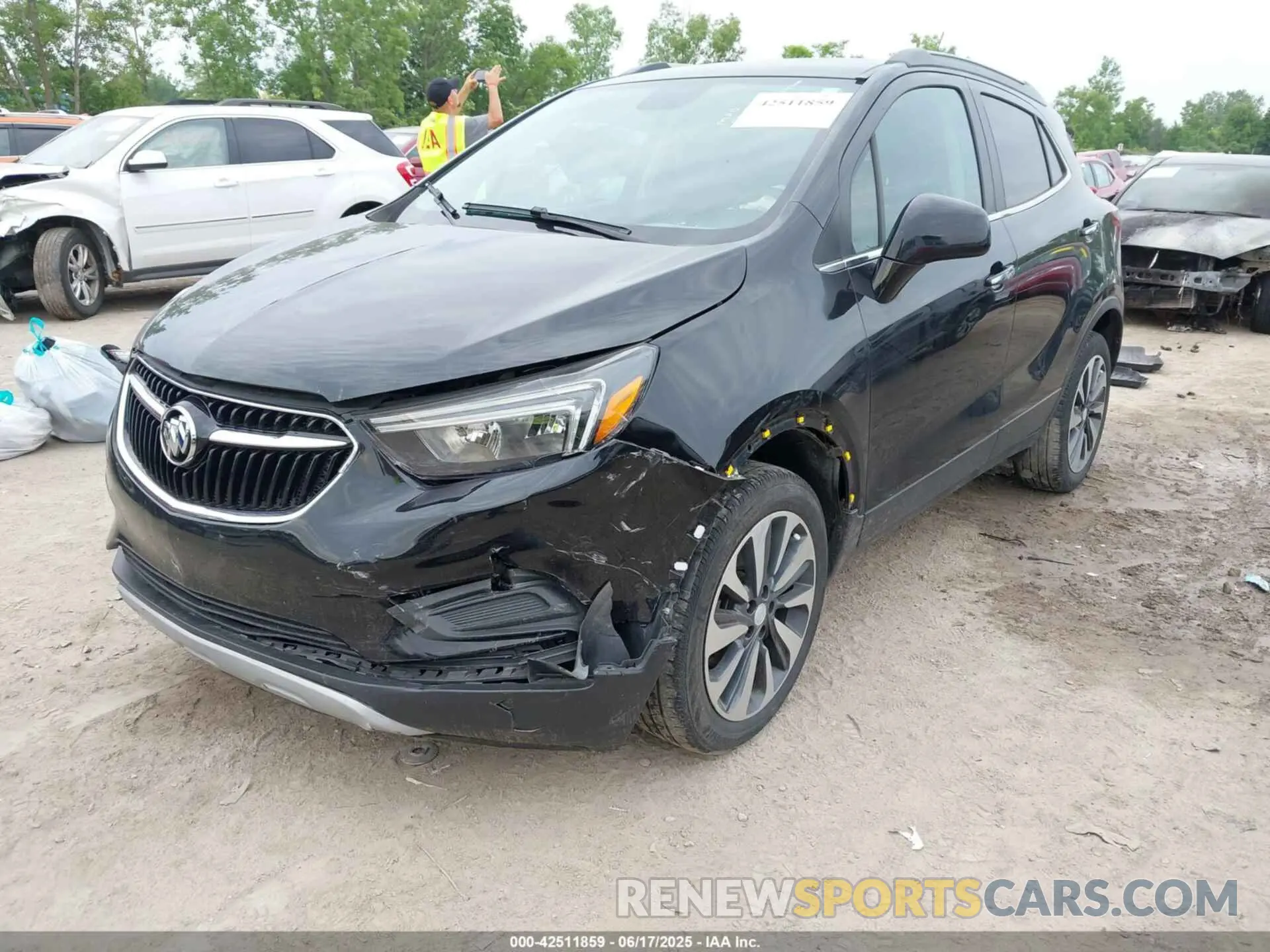 2 Photograph of a damaged car KL4CJESB4MB306726 BUICK ENCORE 2021