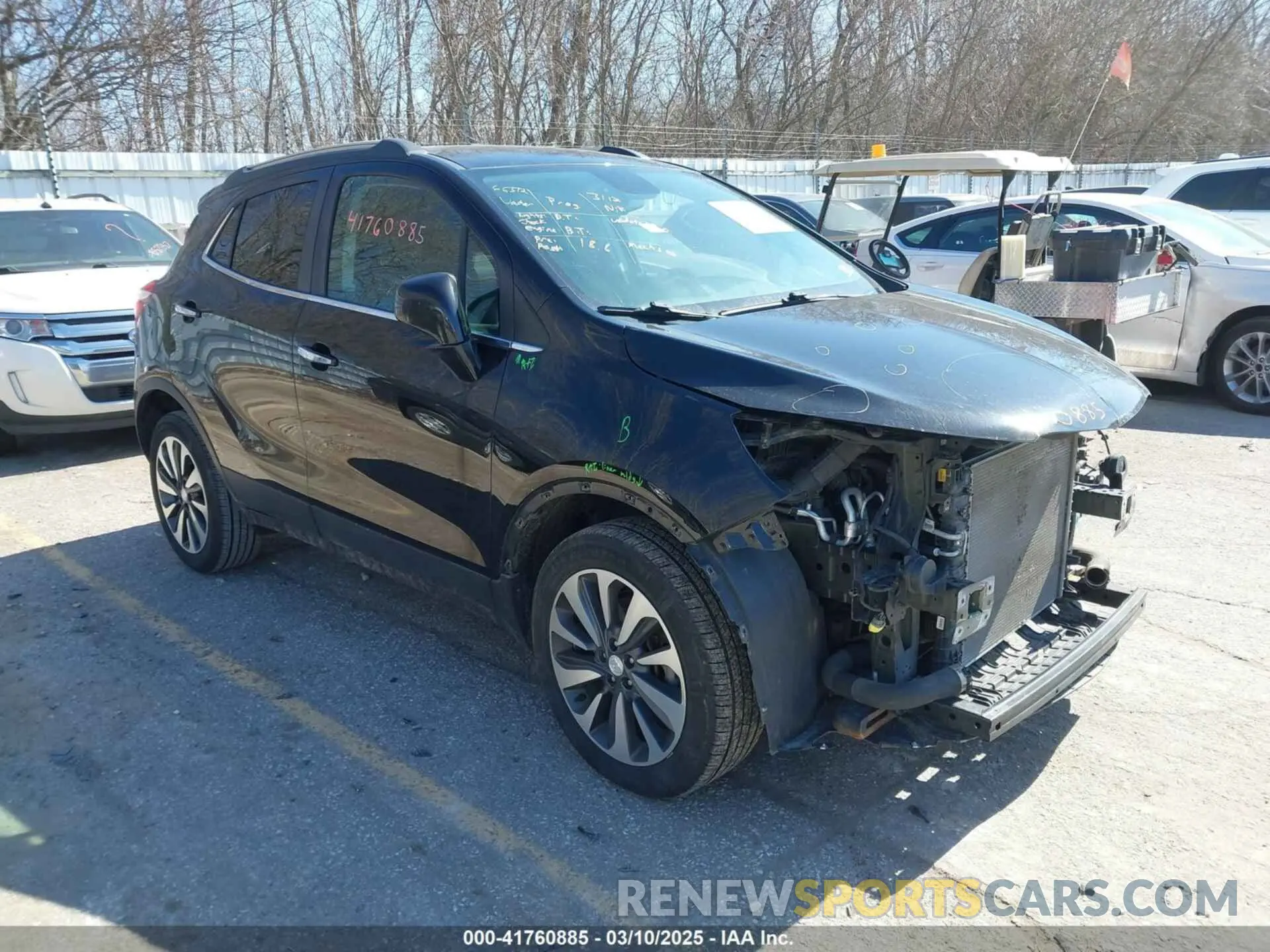 1 Photograph of a damaged car KL4CJESB4MB307116 BUICK ENCORE 2021