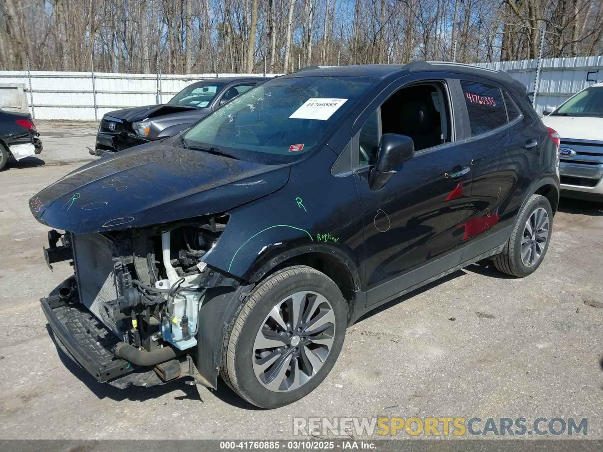 2 Photograph of a damaged car KL4CJESB4MB307116 BUICK ENCORE 2021