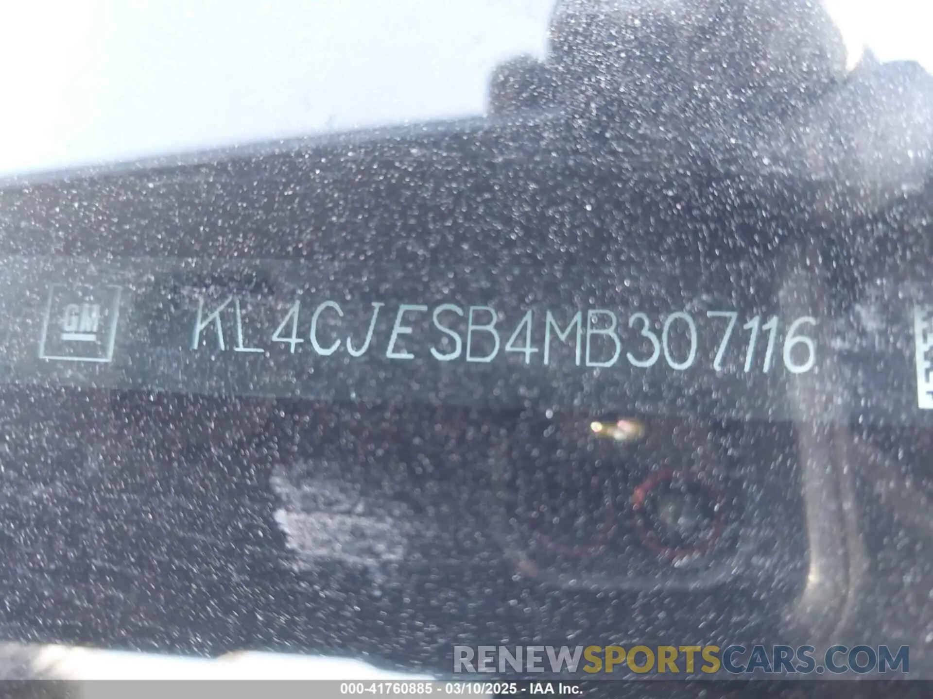 9 Photograph of a damaged car KL4CJESB4MB307116 BUICK ENCORE 2021