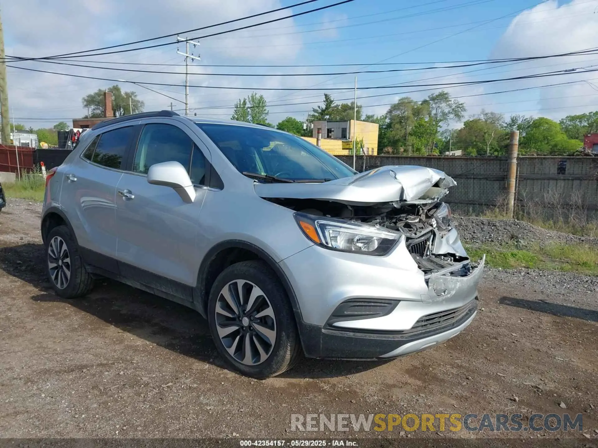1 Photograph of a damaged car KL4CJESB5MB341694 BUICK ENCORE 2021