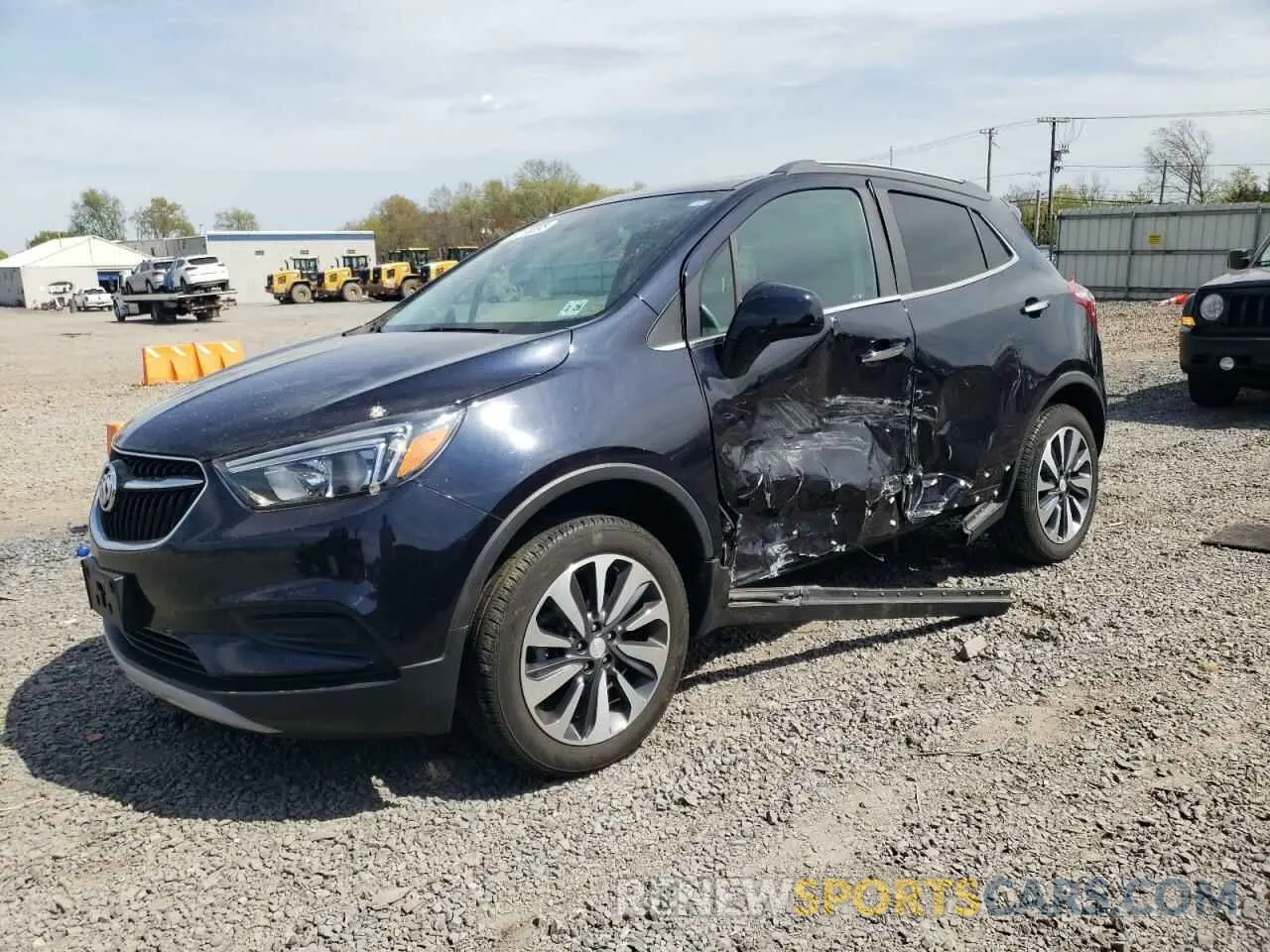 1 Photograph of a damaged car KL4CJESB7MB333032 BUICK ENCORE 2021