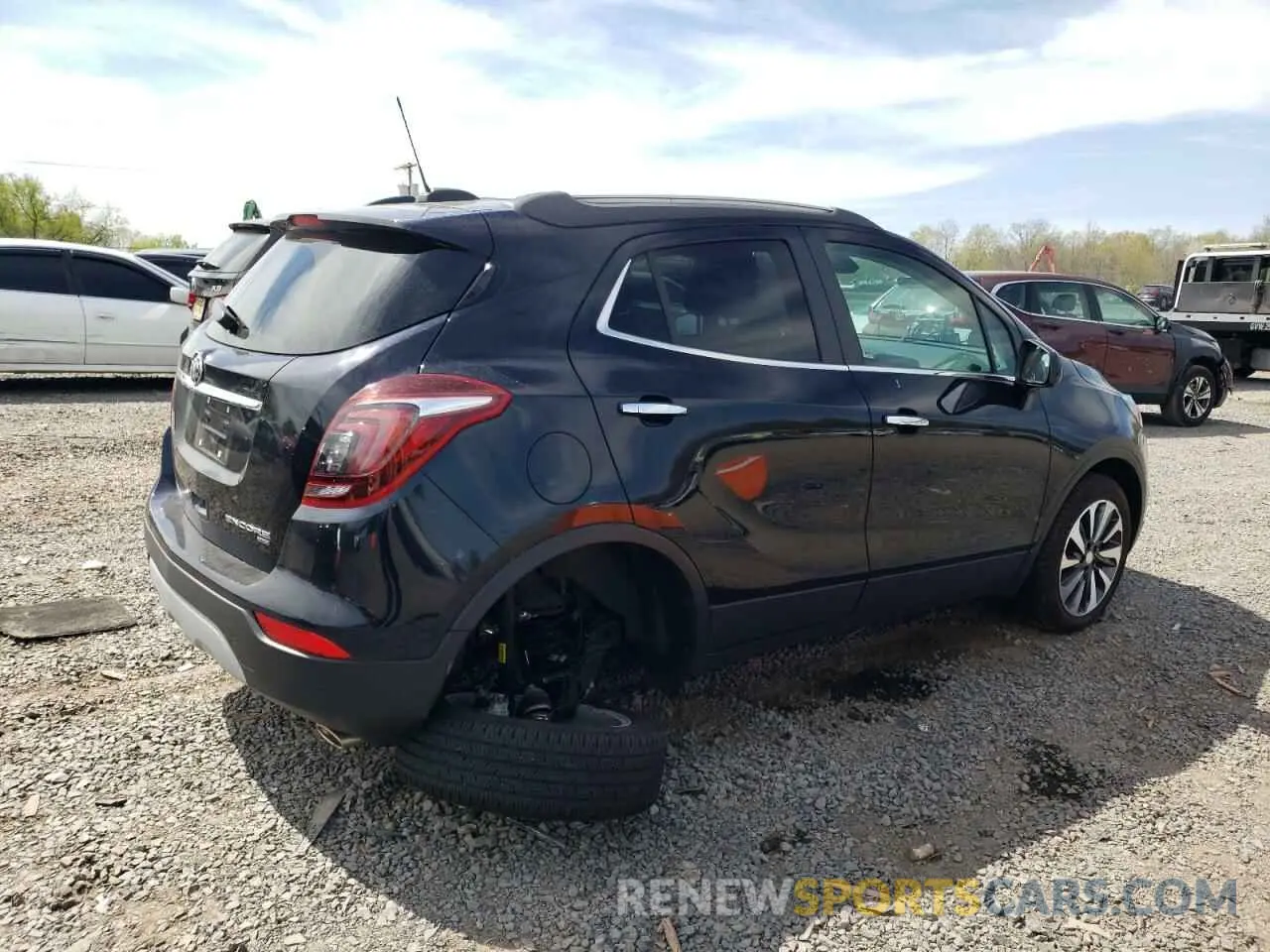 3 Photograph of a damaged car KL4CJESB7MB333032 BUICK ENCORE 2021