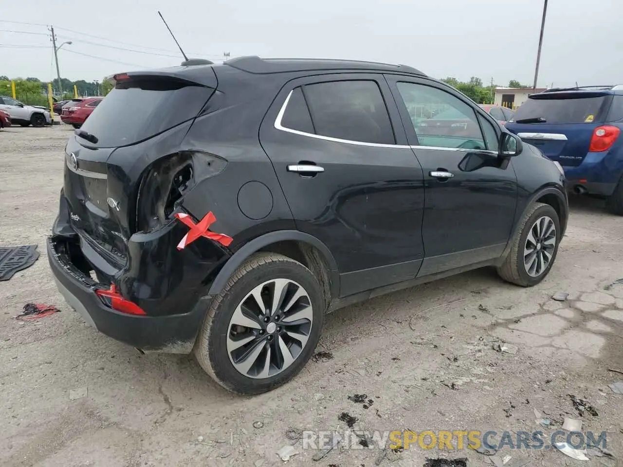 3 Photograph of a damaged car KL4CJESB7MB341258 BUICK ENCORE 2021