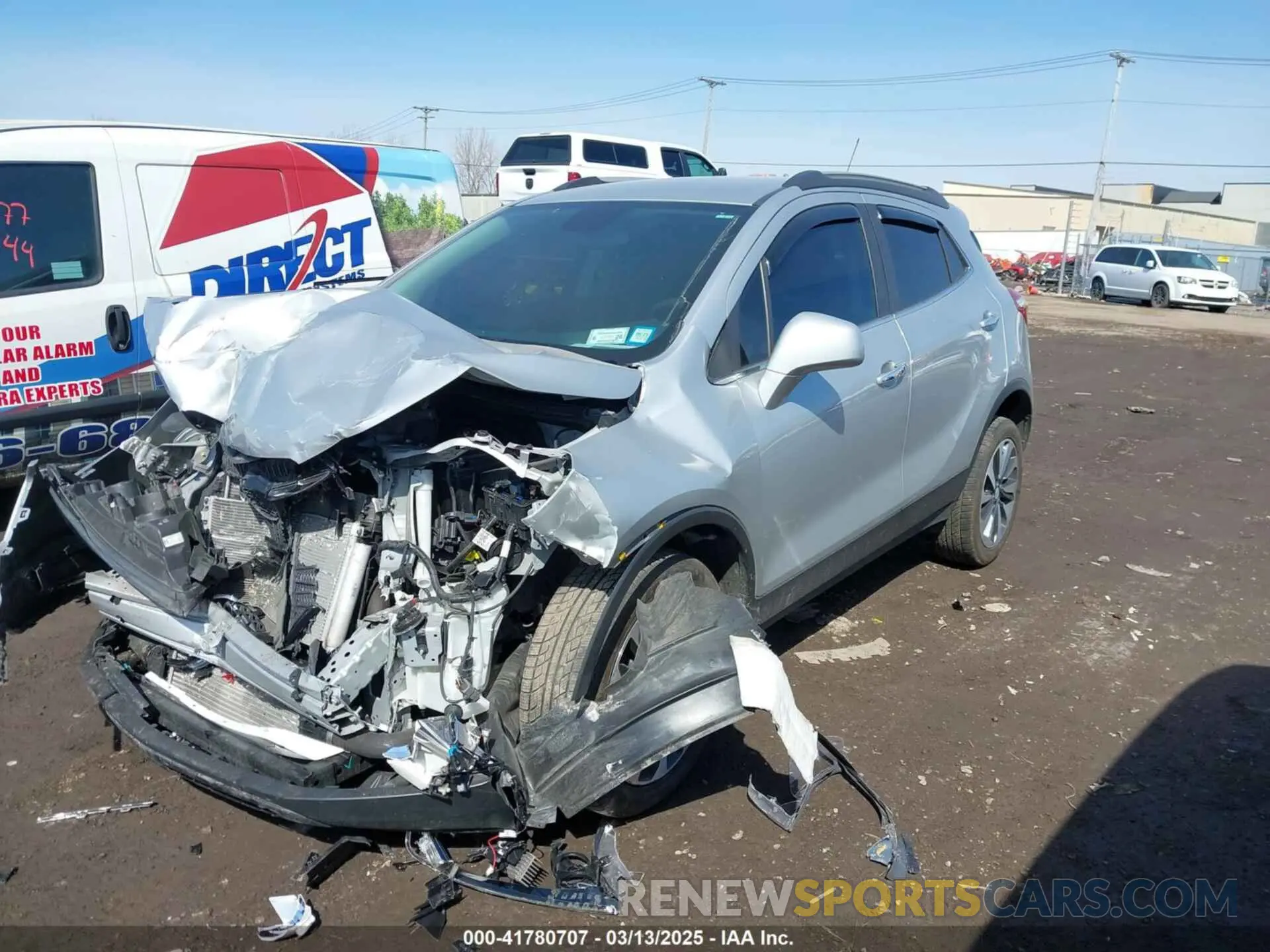 2 Photograph of a damaged car KL4CJESB7MB342247 BUICK ENCORE 2021