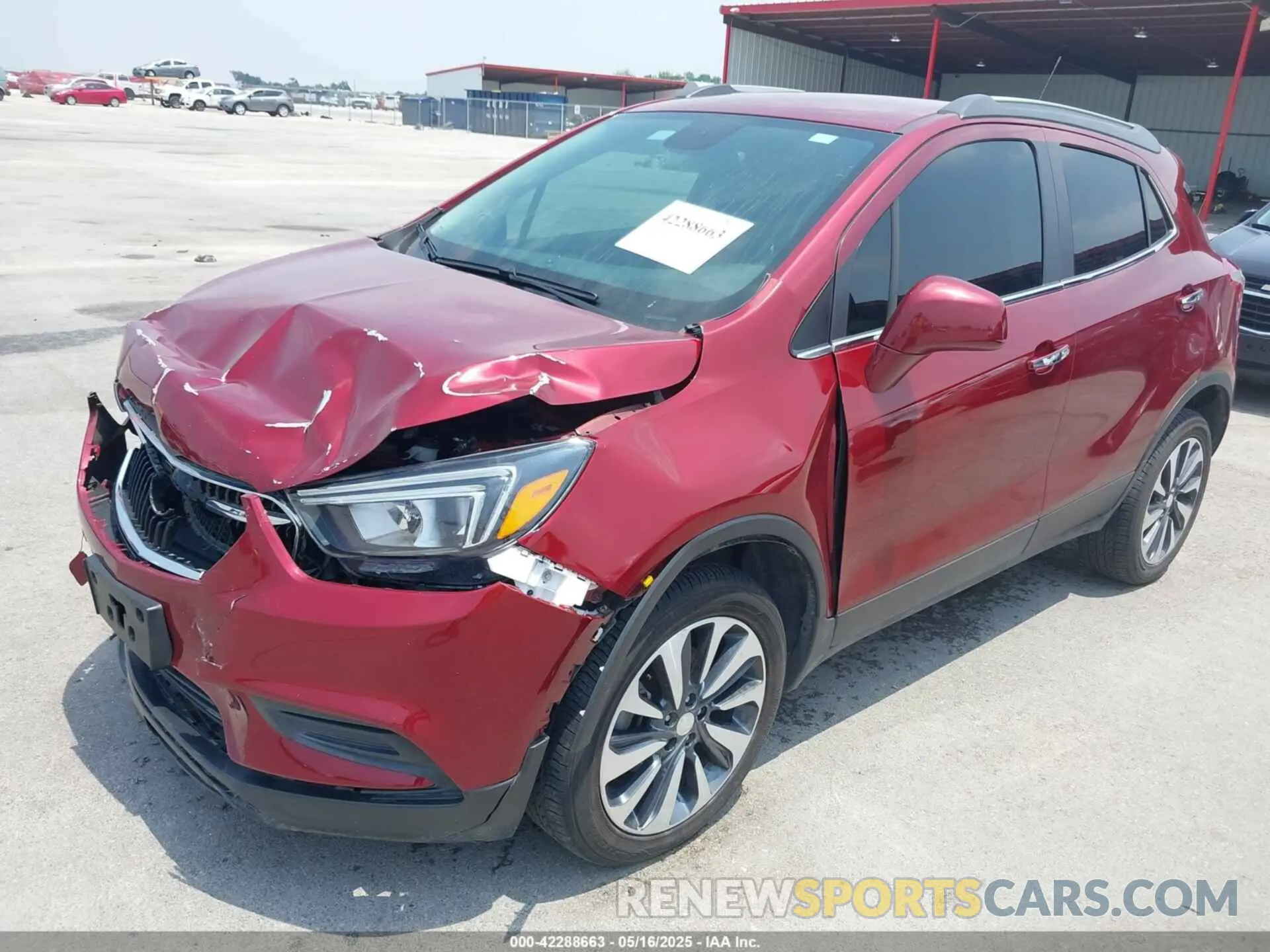 2 Photograph of a damaged car KL4CJESM0MB374359 BUICK ENCORE 2021