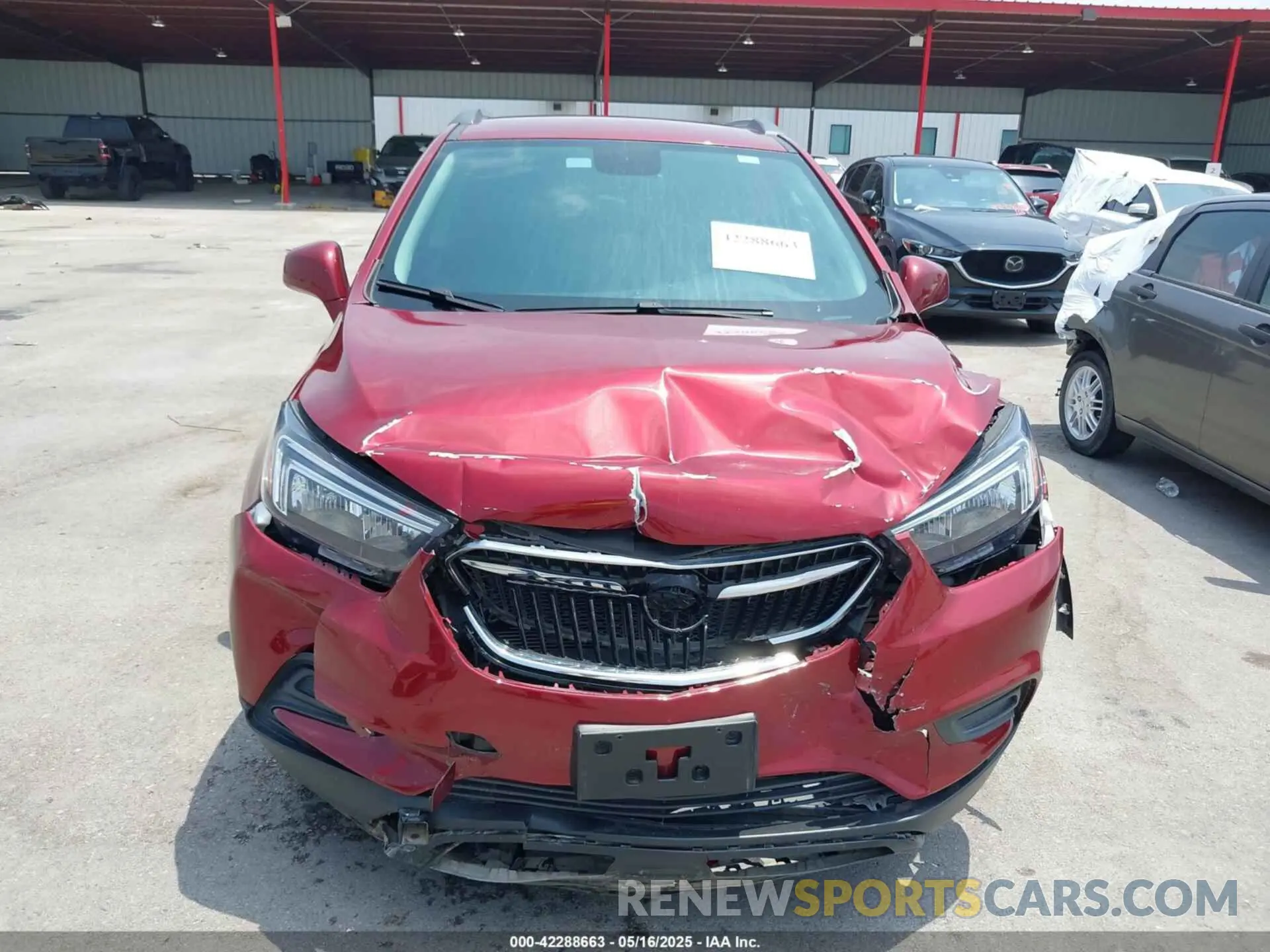 6 Photograph of a damaged car KL4CJESM0MB374359 BUICK ENCORE 2021