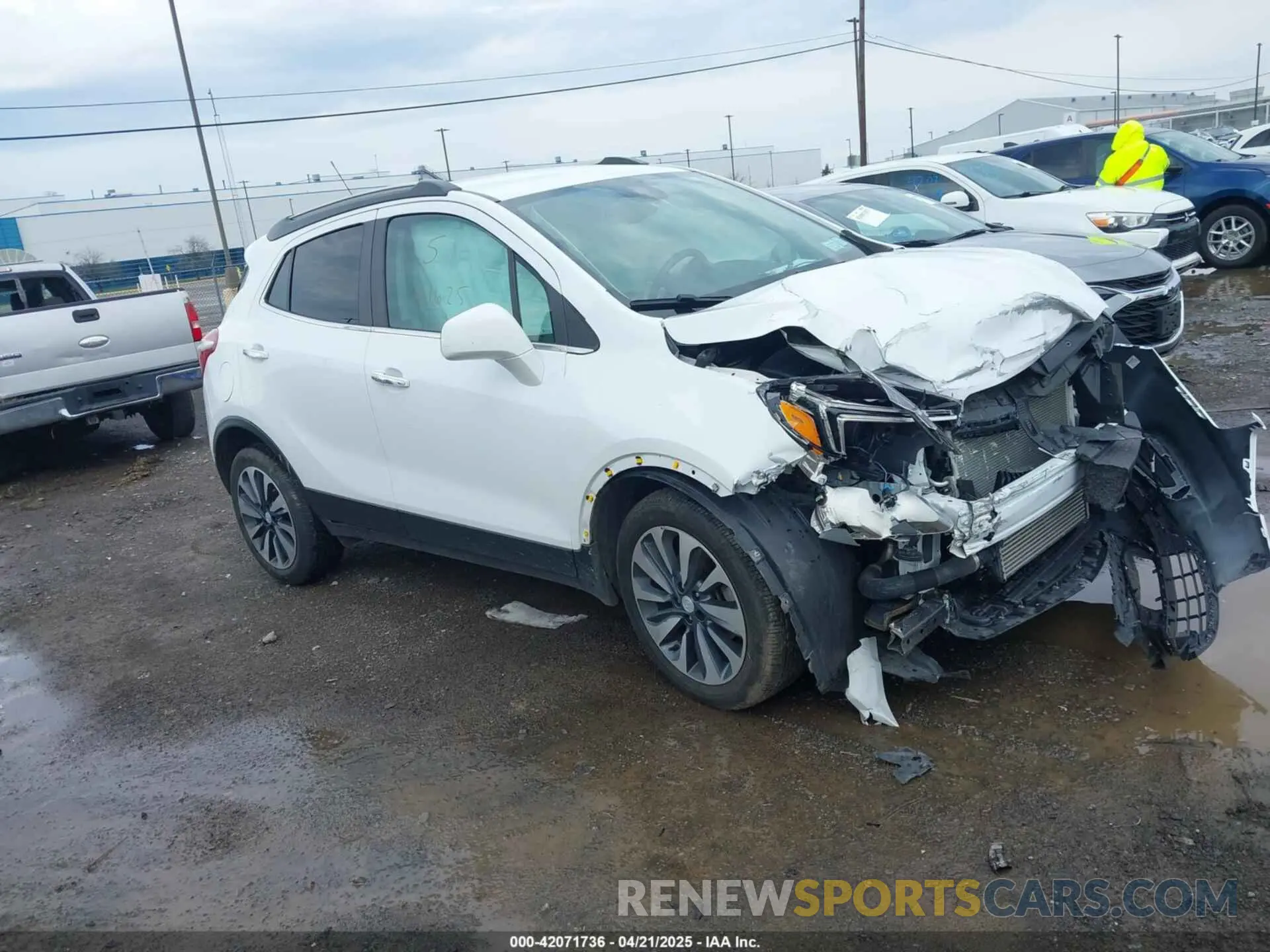 1 Photograph of a damaged car KL4CJESM1MB368148 BUICK ENCORE 2021