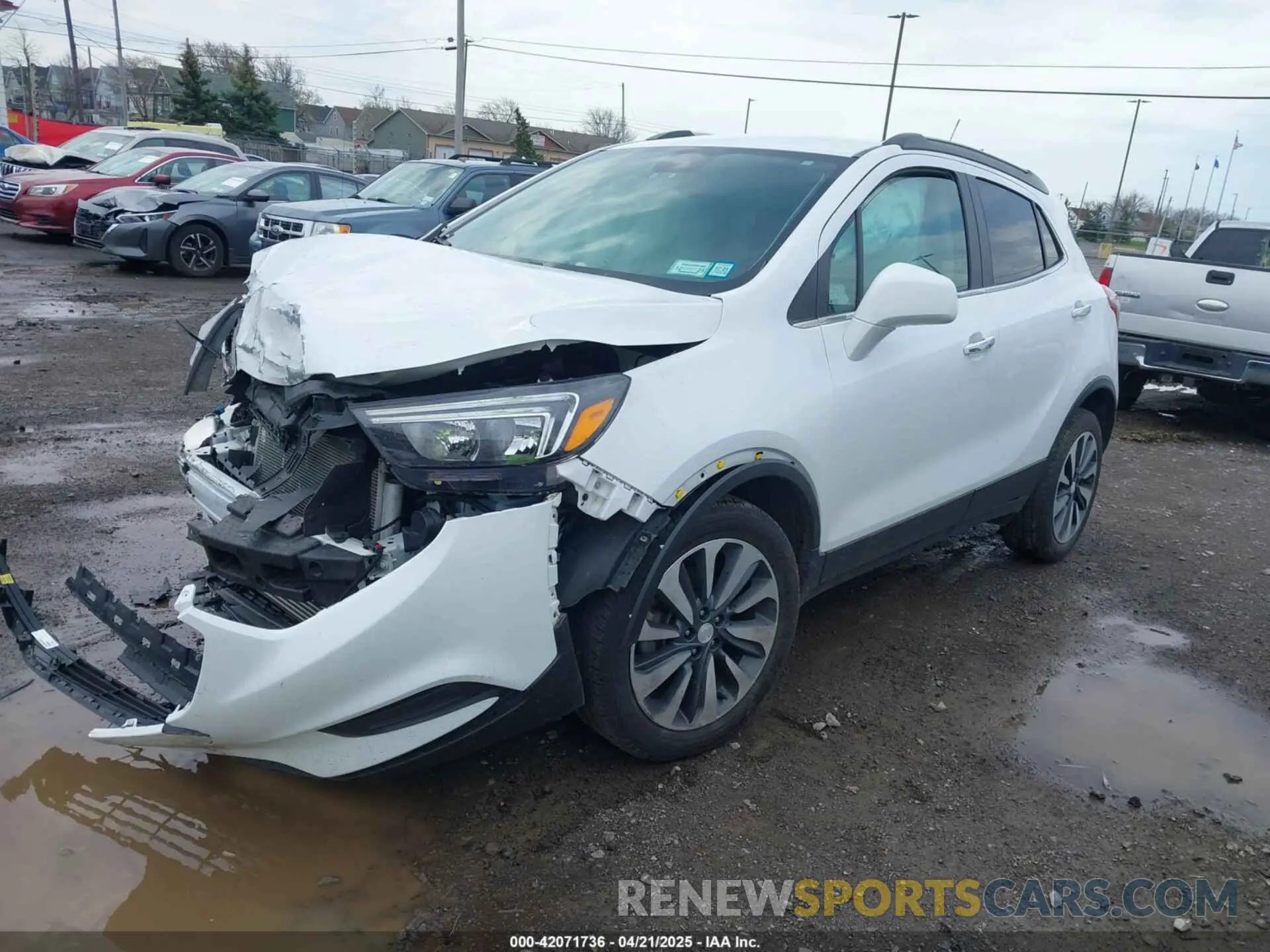 2 Photograph of a damaged car KL4CJESM1MB368148 BUICK ENCORE 2021