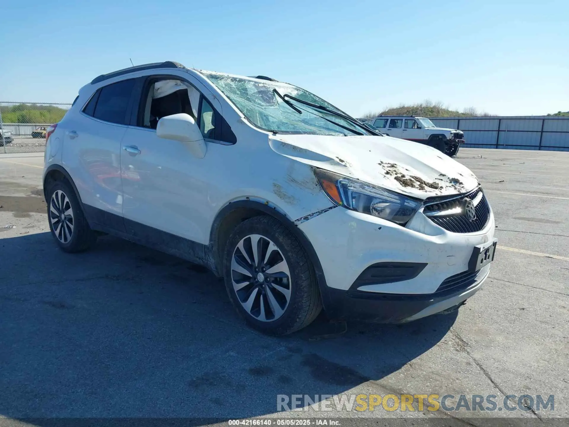 1 Photograph of a damaged car KL4CJESM2MB372354 BUICK ENCORE 2021
