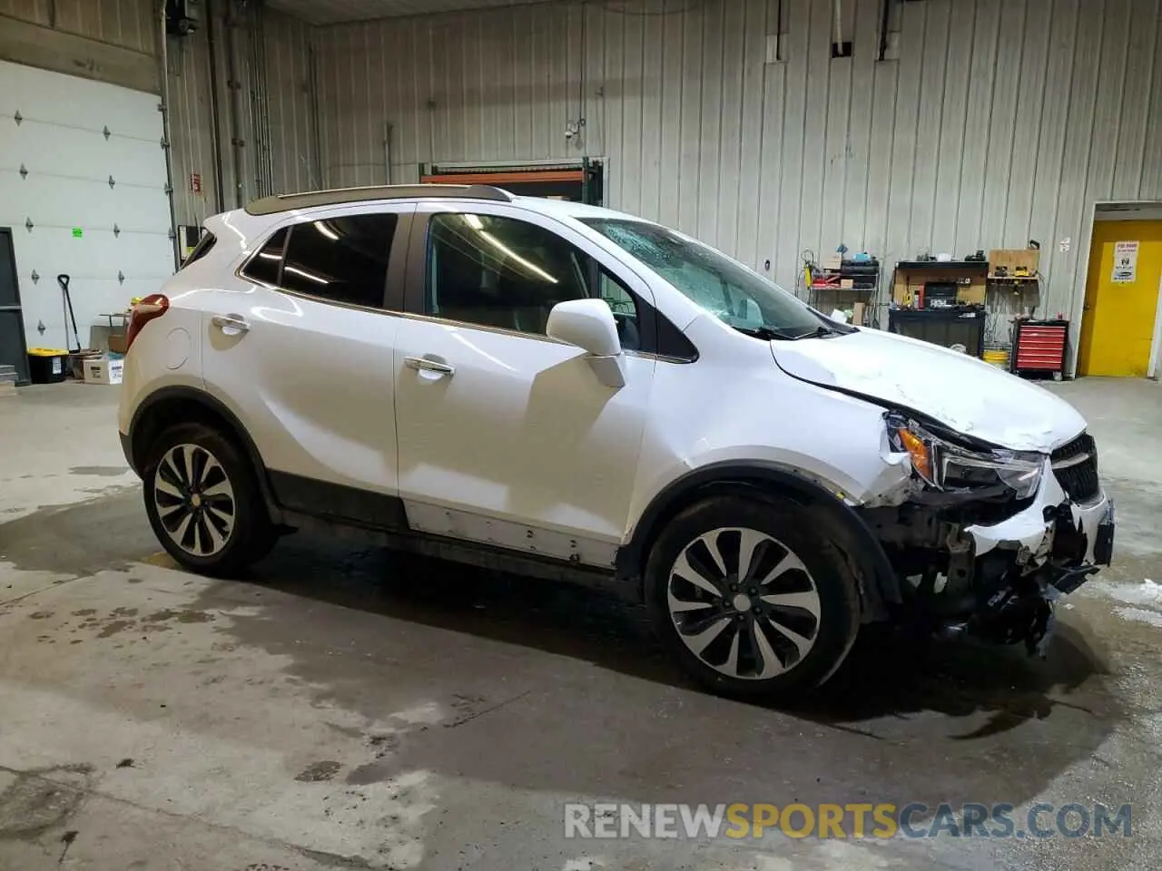 4 Photograph of a damaged car KL4CJESM3MB364022 BUICK ENCORE 2021