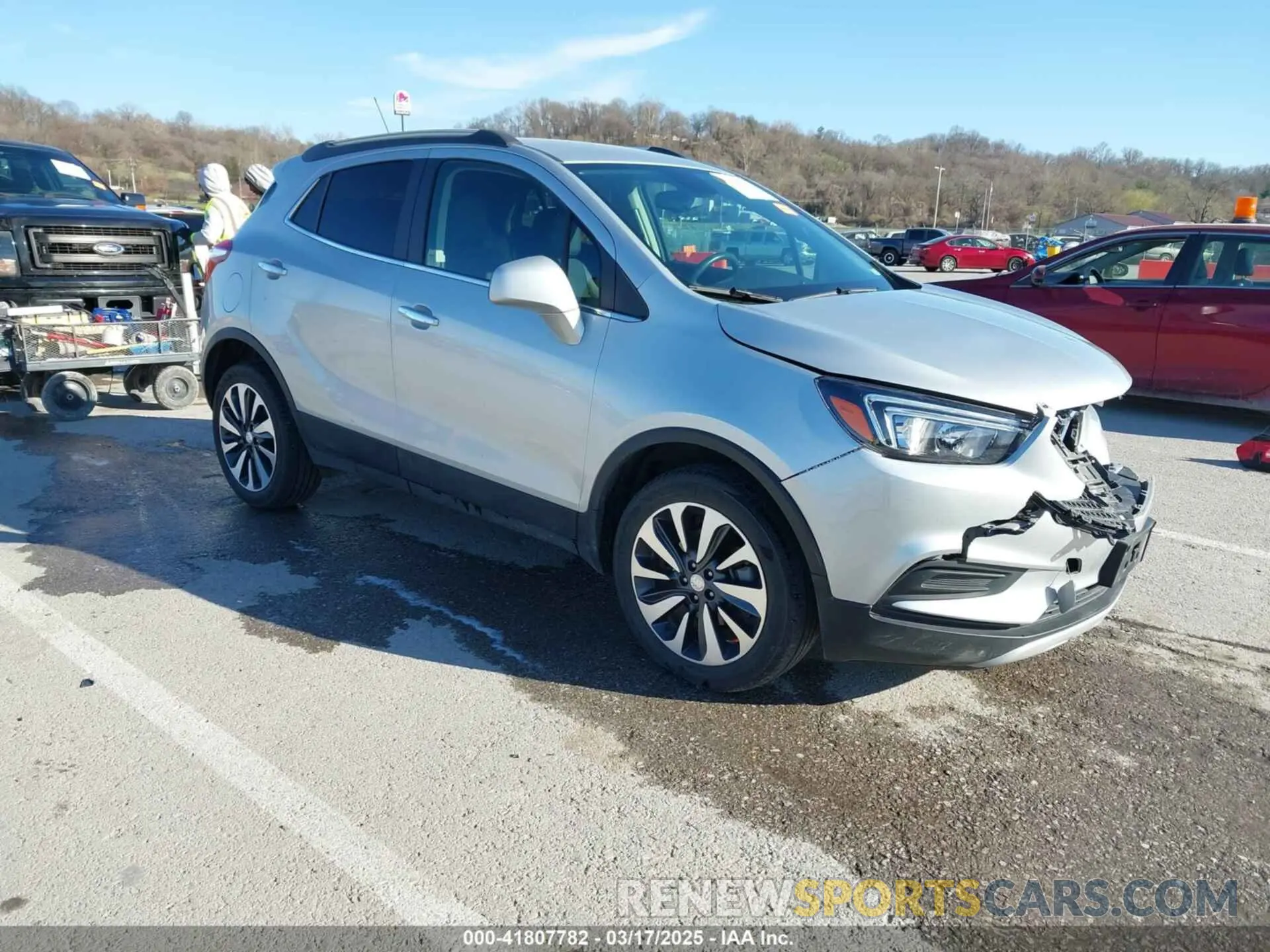 1 Photograph of a damaged car KL4CJESM4MB368967 BUICK ENCORE 2021