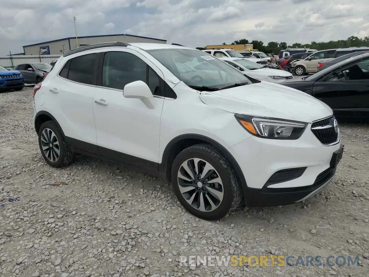 4 Photograph of a damaged car KL4CJESM5MB370579 BUICK ENCORE 2021