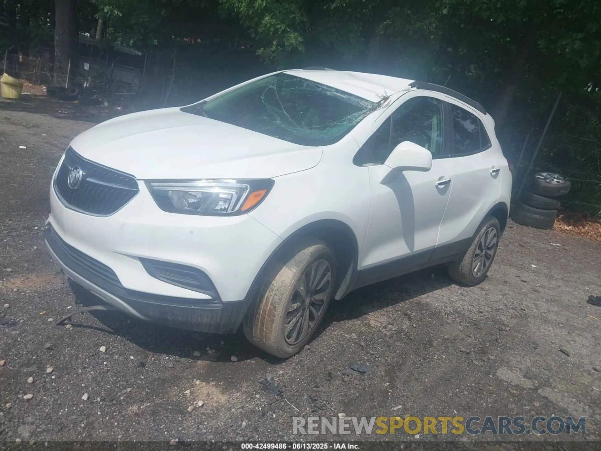 2 Photograph of a damaged car KL4CJESM5MB371165 BUICK ENCORE 2021