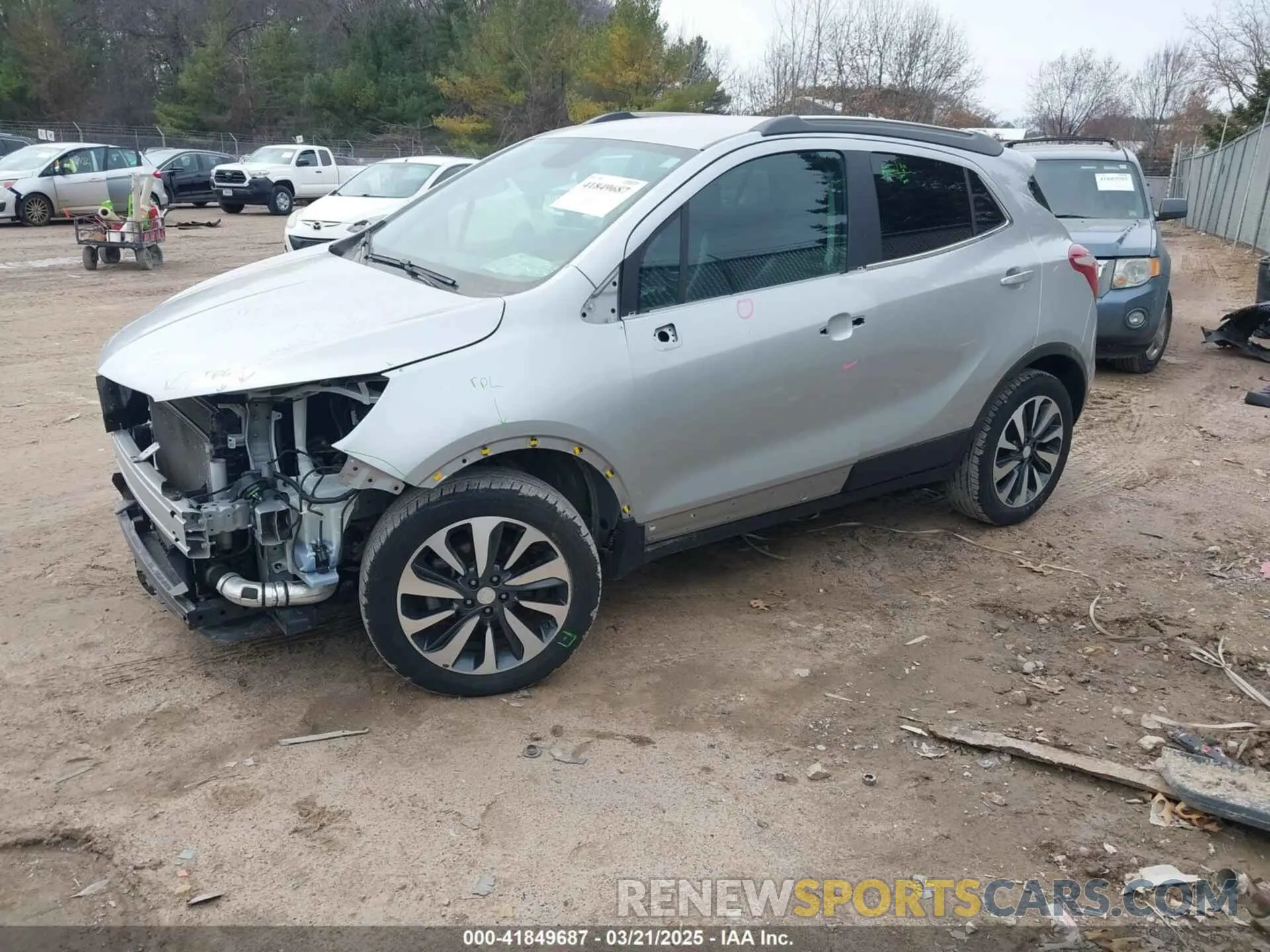 2 Photograph of a damaged car KL4CJESM6MB372518 BUICK ENCORE 2021