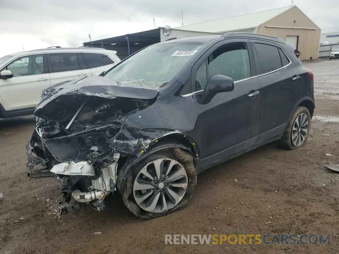 1 Photograph of a damaged car KL4CJESM9MB374344 BUICK ENCORE 2021