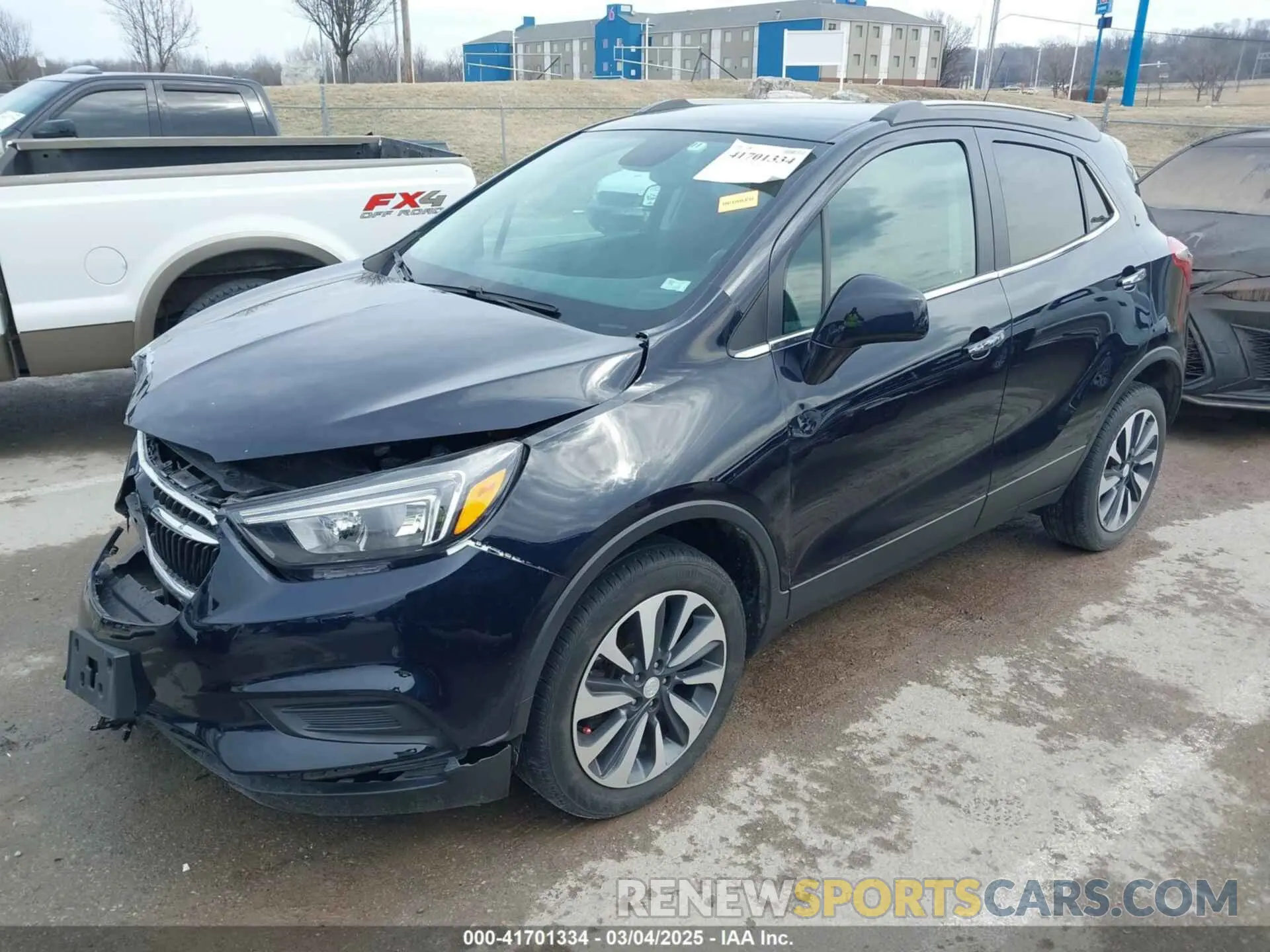 2 Photograph of a damaged car KL4CJESMXMB365071 BUICK ENCORE 2021