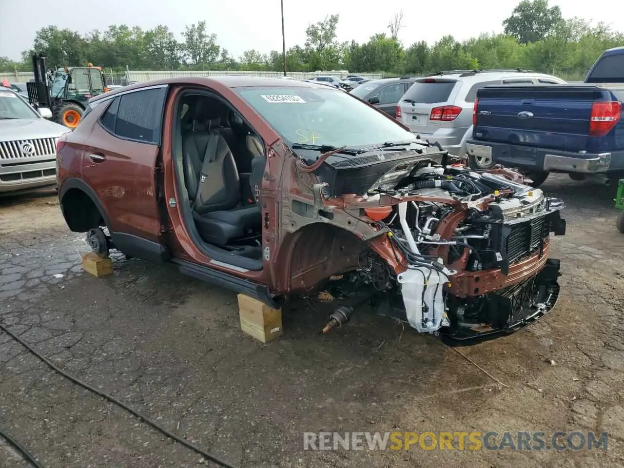 4 Photograph of a damaged car KL4MMBS20MB060509 BUICK ENCORE 2021