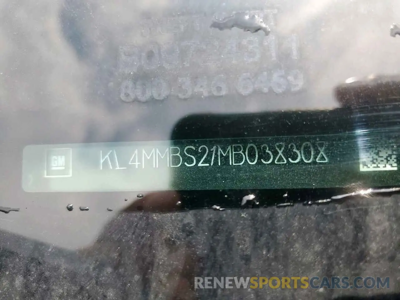 12 Photograph of a damaged car KL4MMBS21MB038308 BUICK ENCORE 2021