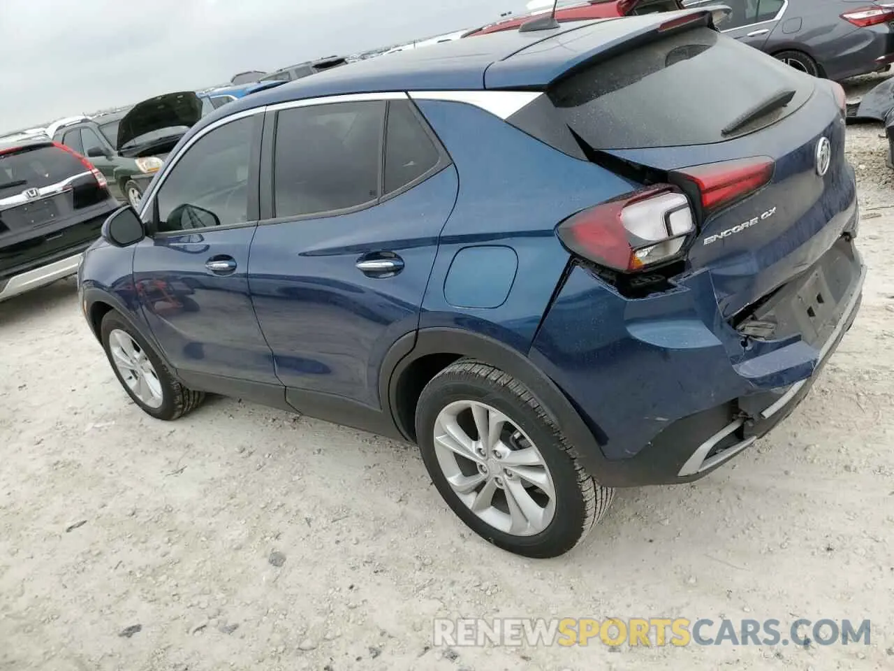 2 Photograph of a damaged car KL4MMBS21MB038308 BUICK ENCORE 2021