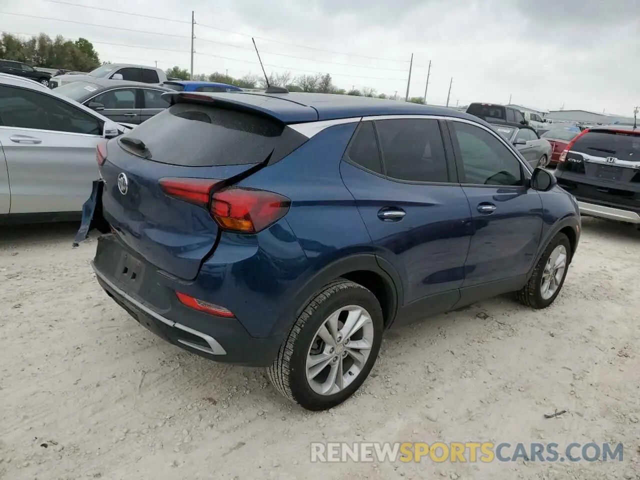 3 Photograph of a damaged car KL4MMBS21MB038308 BUICK ENCORE 2021
