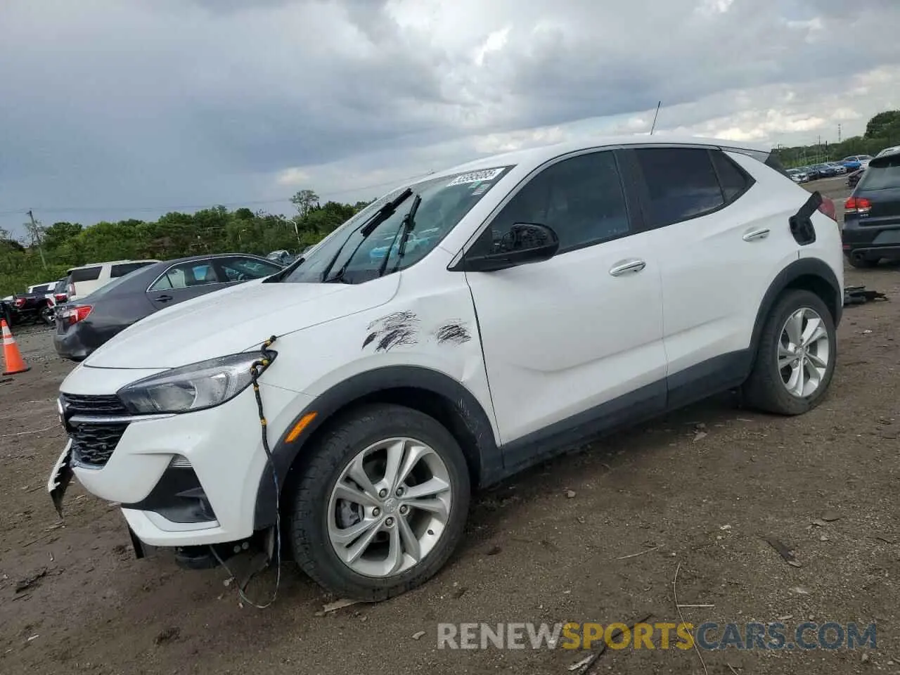 1 Photograph of a damaged car KL4MMBS21MB039930 BUICK ENCORE 2021