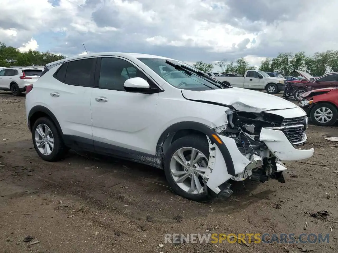 4 Photograph of a damaged car KL4MMBS21MB039930 BUICK ENCORE 2021