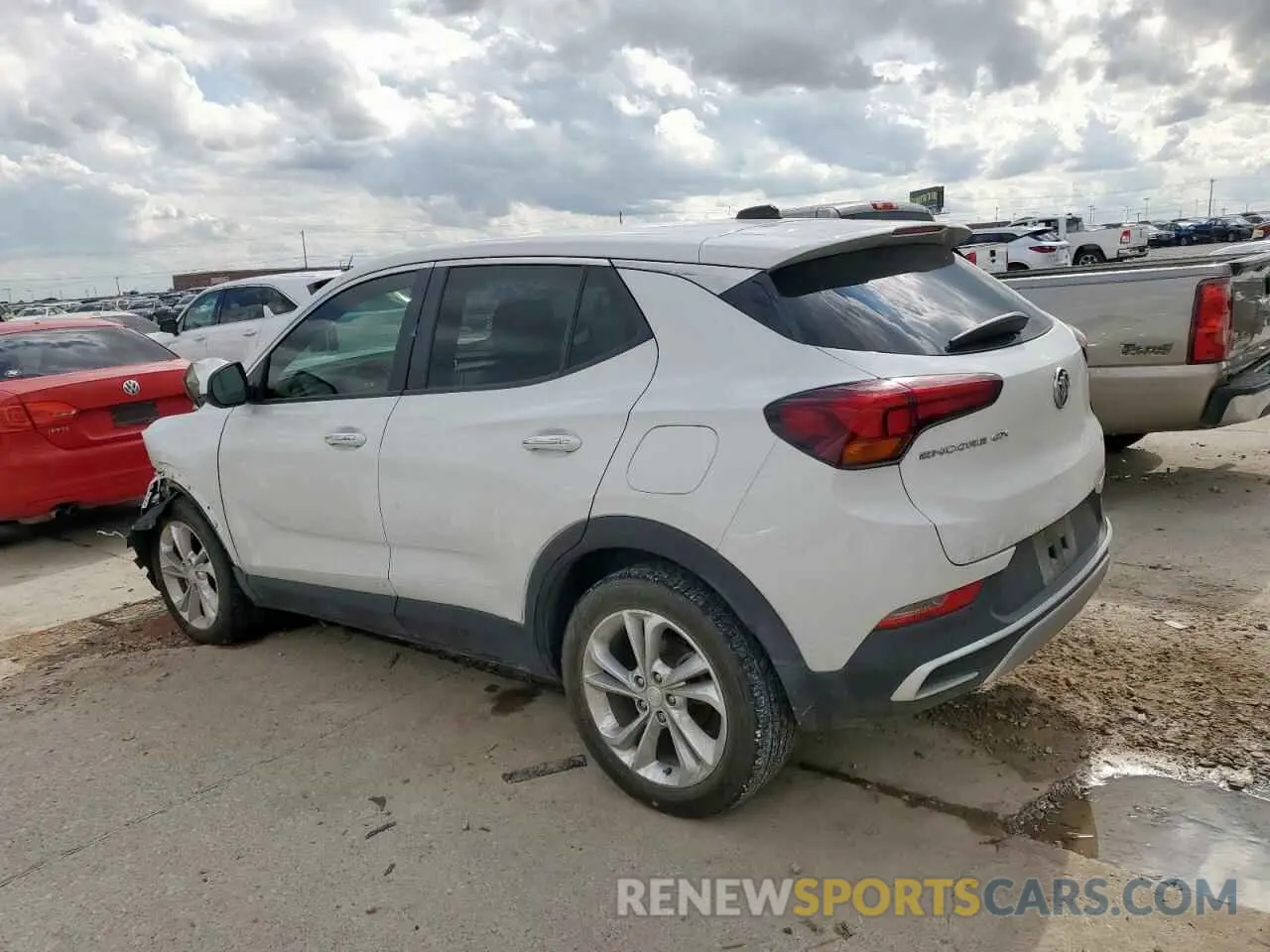 2 Photograph of a damaged car KL4MMBS21MB056095 BUICK ENCORE 2021