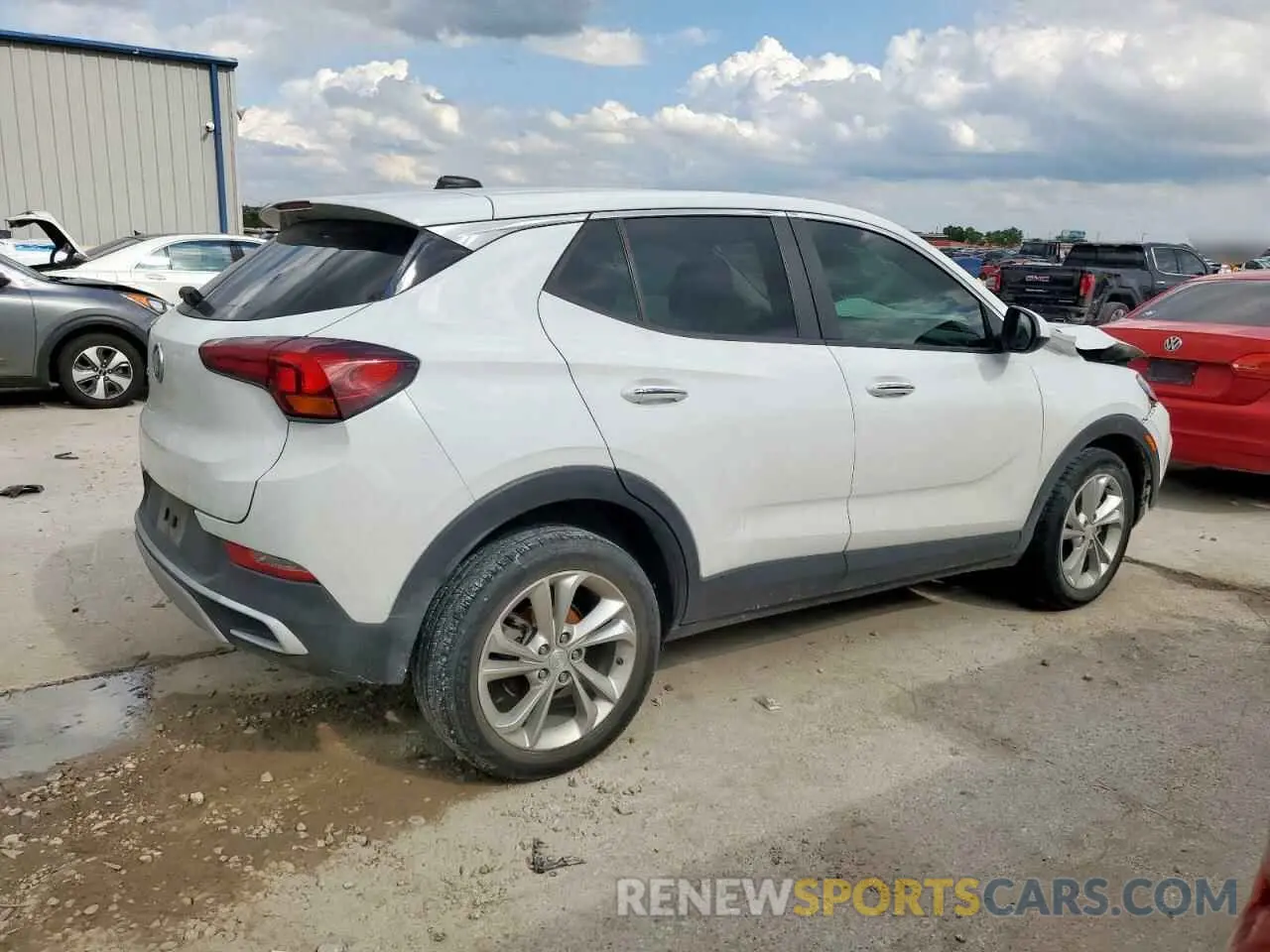 3 Photograph of a damaged car KL4MMBS21MB056095 BUICK ENCORE 2021
