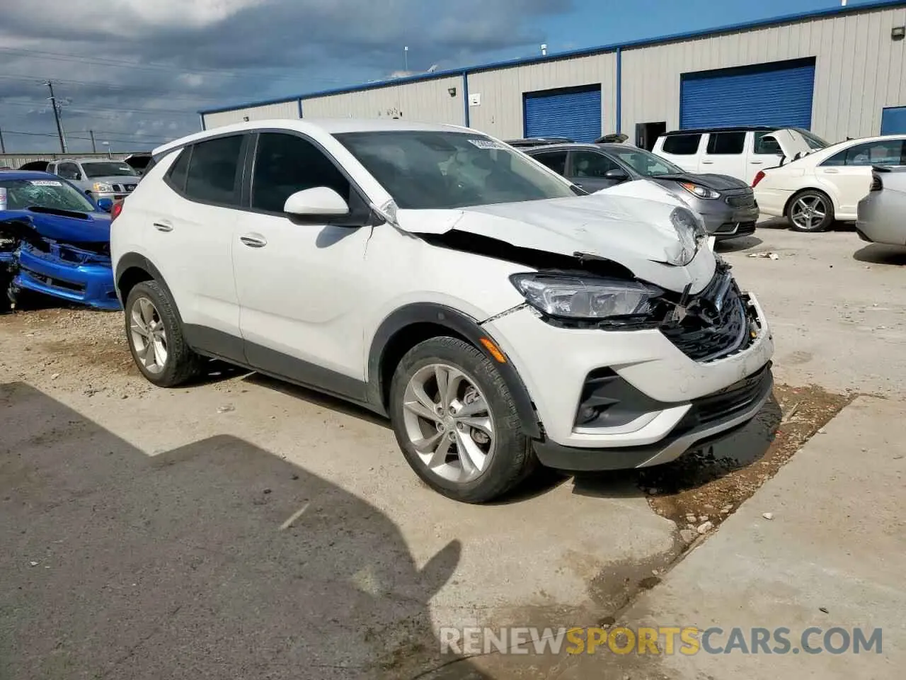 4 Photograph of a damaged car KL4MMBS21MB056095 BUICK ENCORE 2021