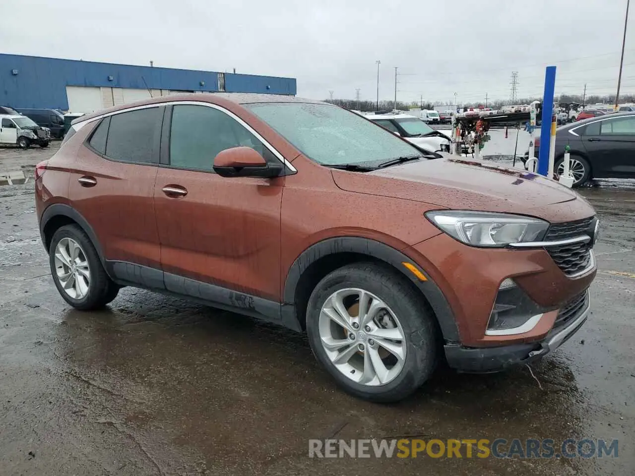 4 Photograph of a damaged car KL4MMBS21MB099514 BUICK ENCORE 2021