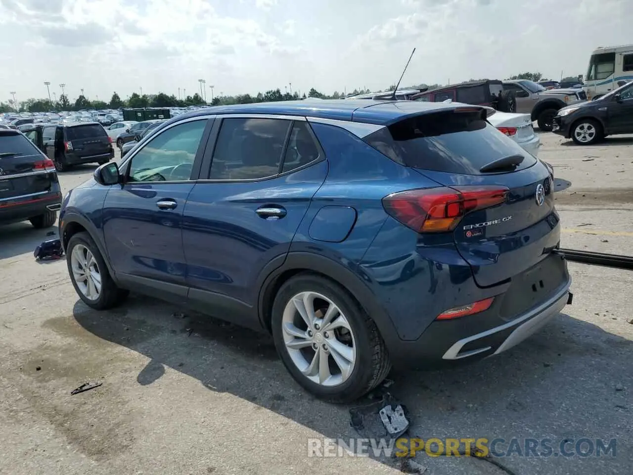 2 Photograph of a damaged car KL4MMBS22MB080292 BUICK ENCORE 2021