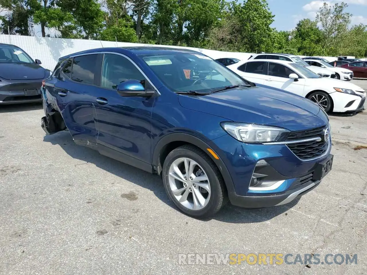 4 Photograph of a damaged car KL4MMBS22MB080292 BUICK ENCORE 2021
