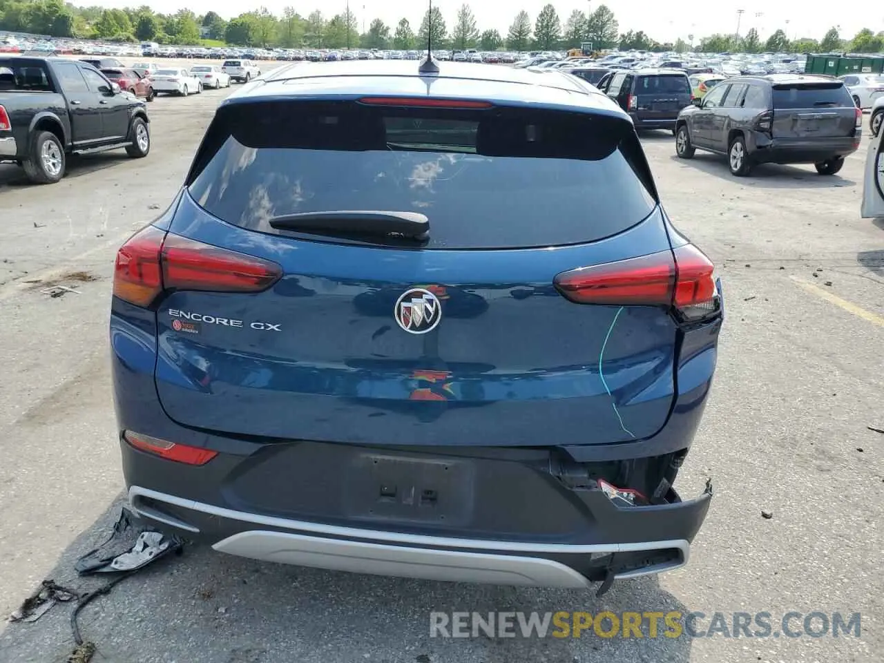 6 Photograph of a damaged car KL4MMBS22MB080292 BUICK ENCORE 2021