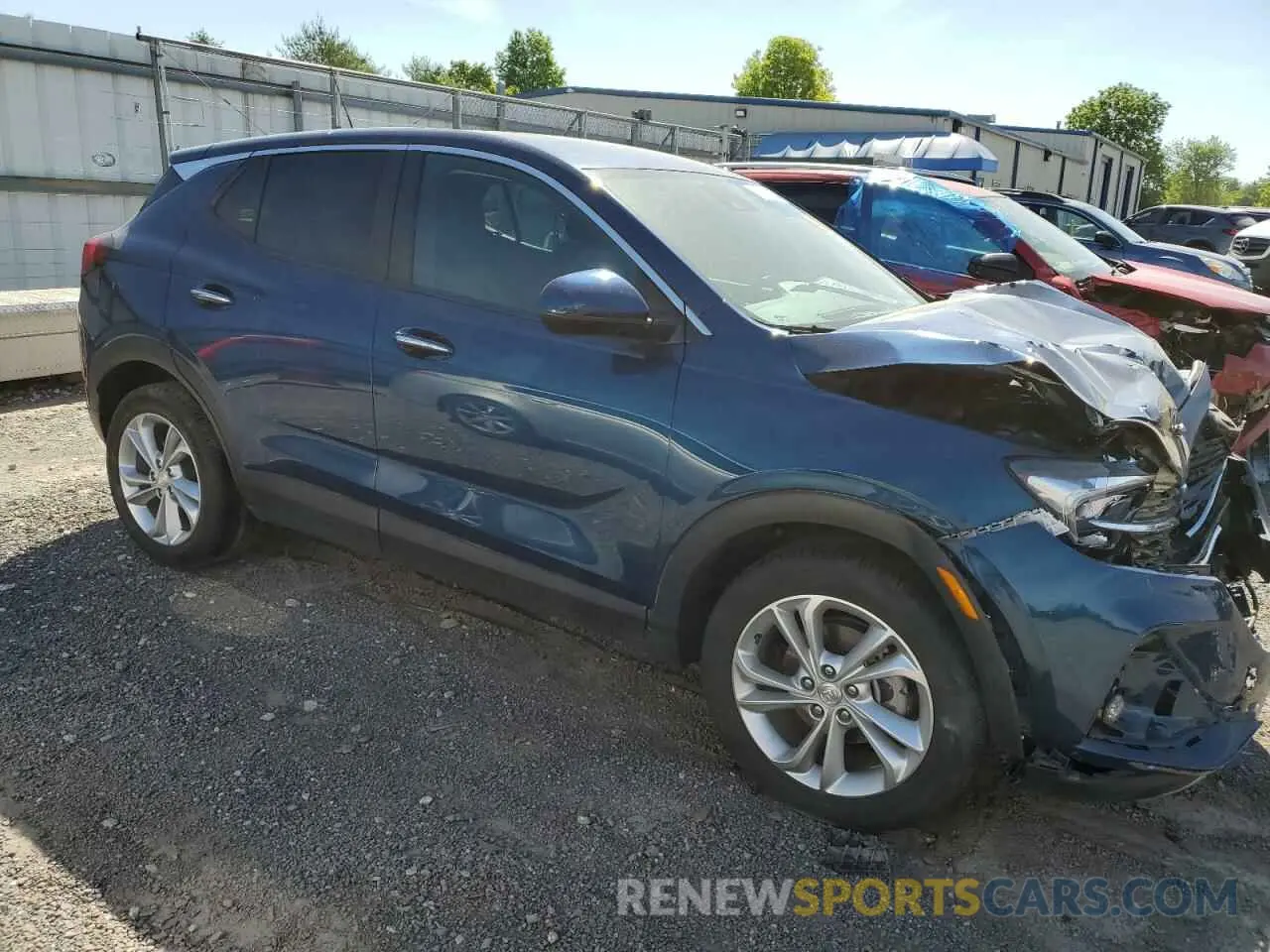 4 Photograph of a damaged car KL4MMBS22MB132861 BUICK ENCORE 2021