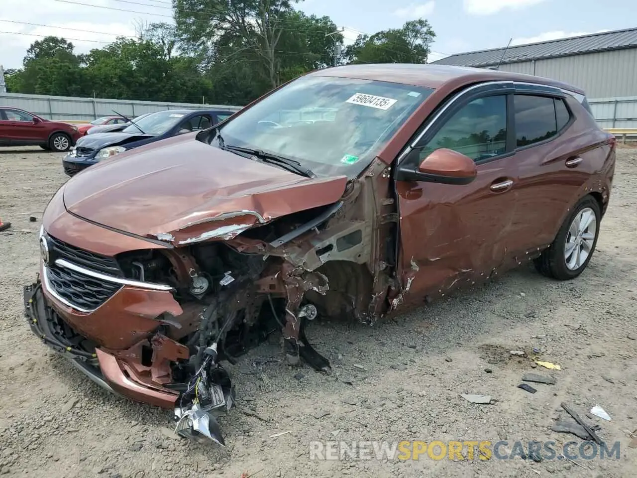 1 Photograph of a damaged car KL4MMBS23MB051738 BUICK ENCORE 2021