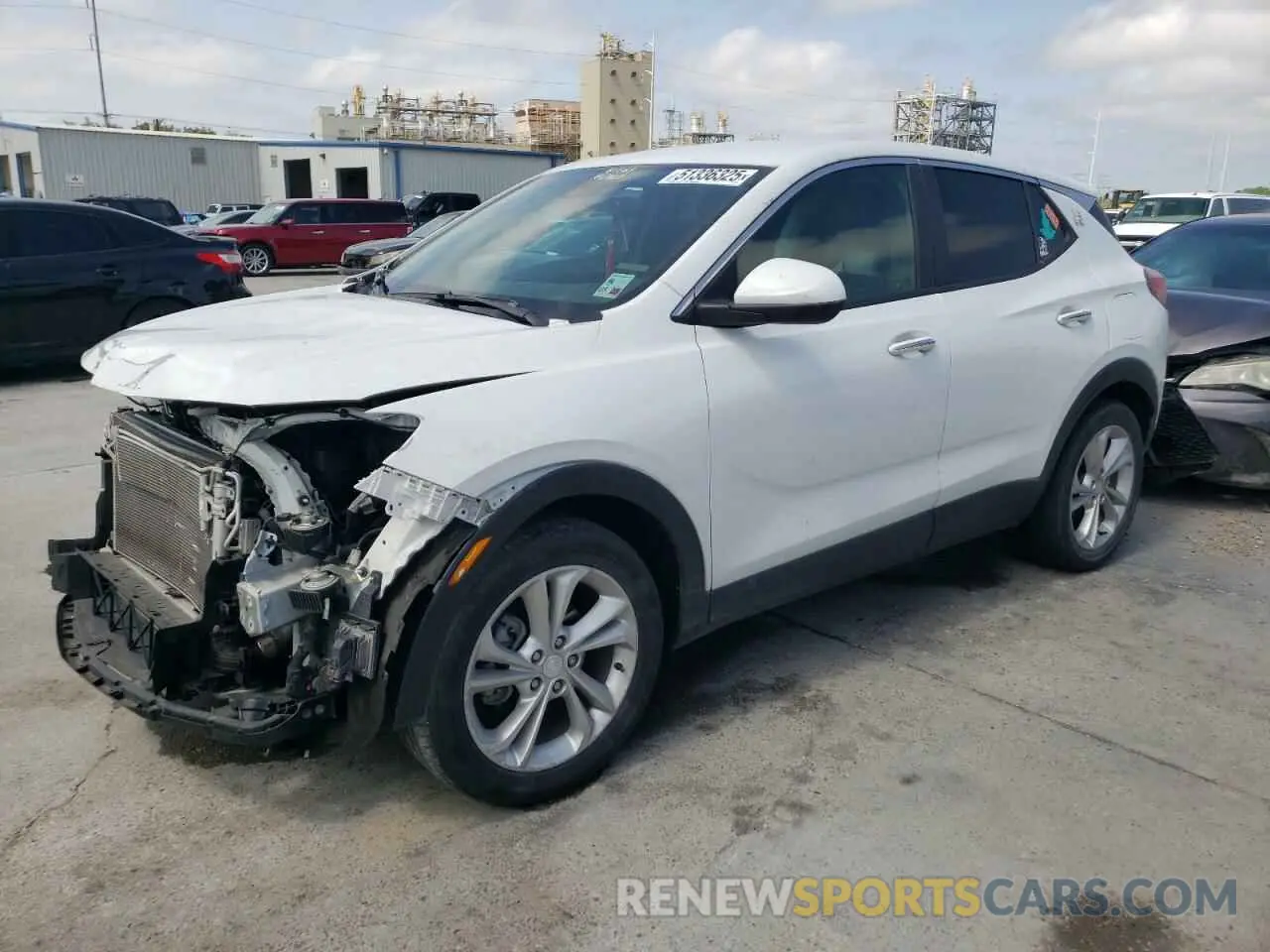 1 Photograph of a damaged car KL4MMBS24MB055359 BUICK ENCORE 2021