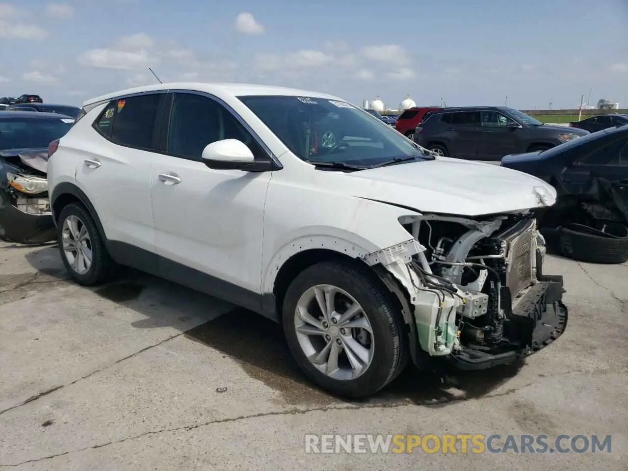 4 Photograph of a damaged car KL4MMBS24MB055359 BUICK ENCORE 2021