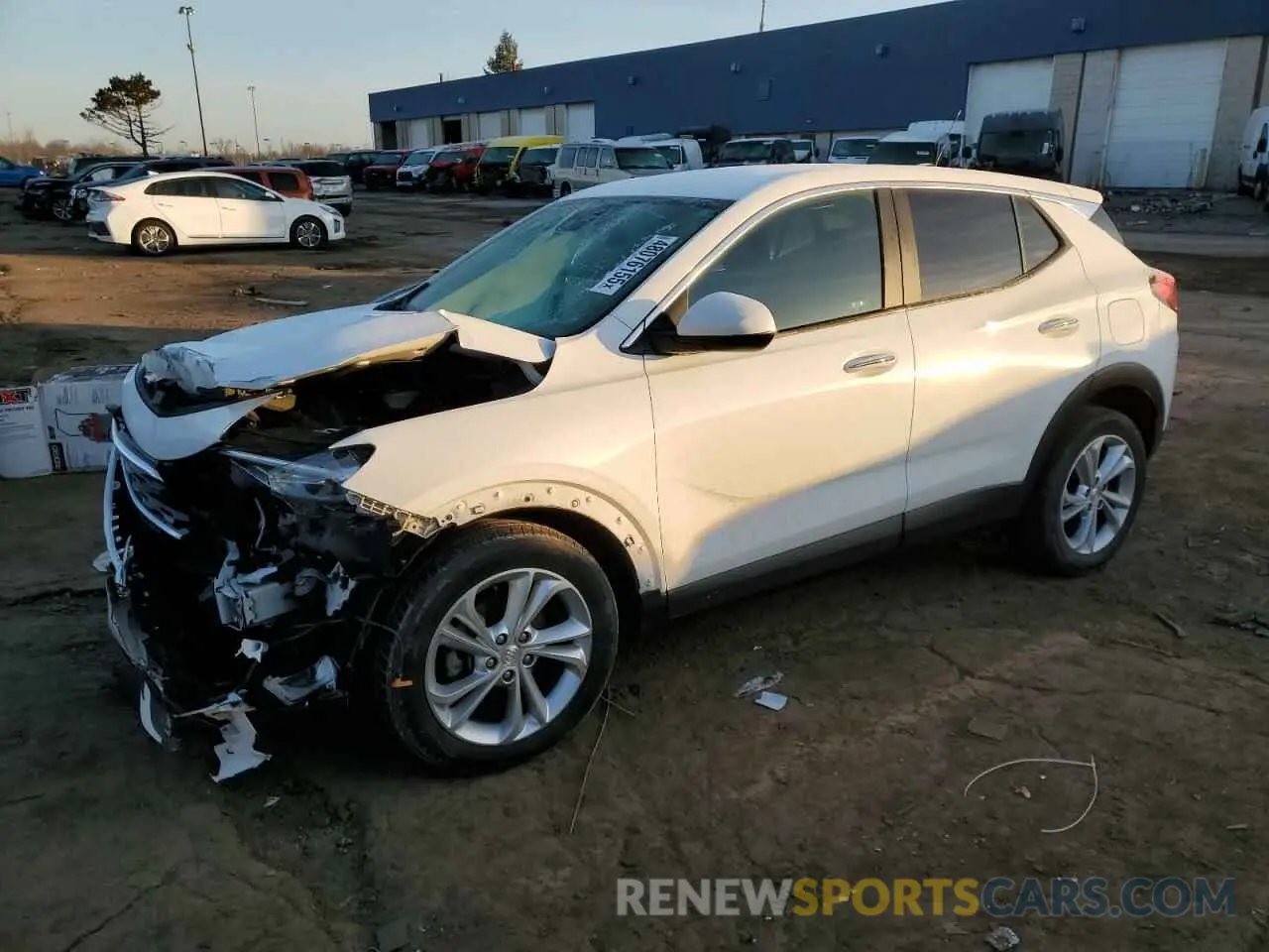 1 Photograph of a damaged car KL4MMBS25MB072333 BUICK ENCORE 2021