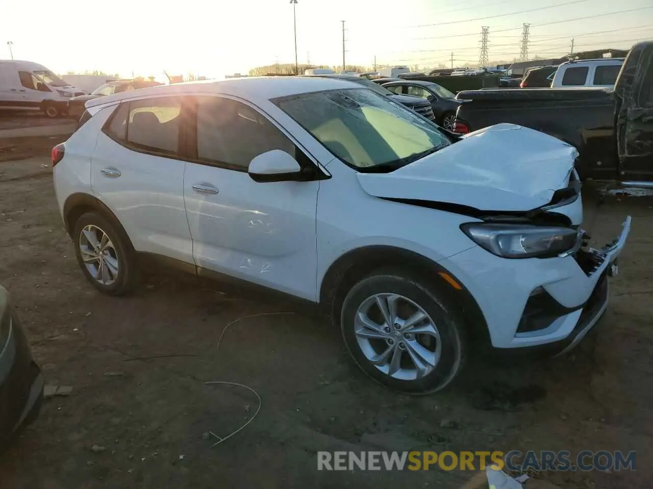 4 Photograph of a damaged car KL4MMBS25MB072333 BUICK ENCORE 2021