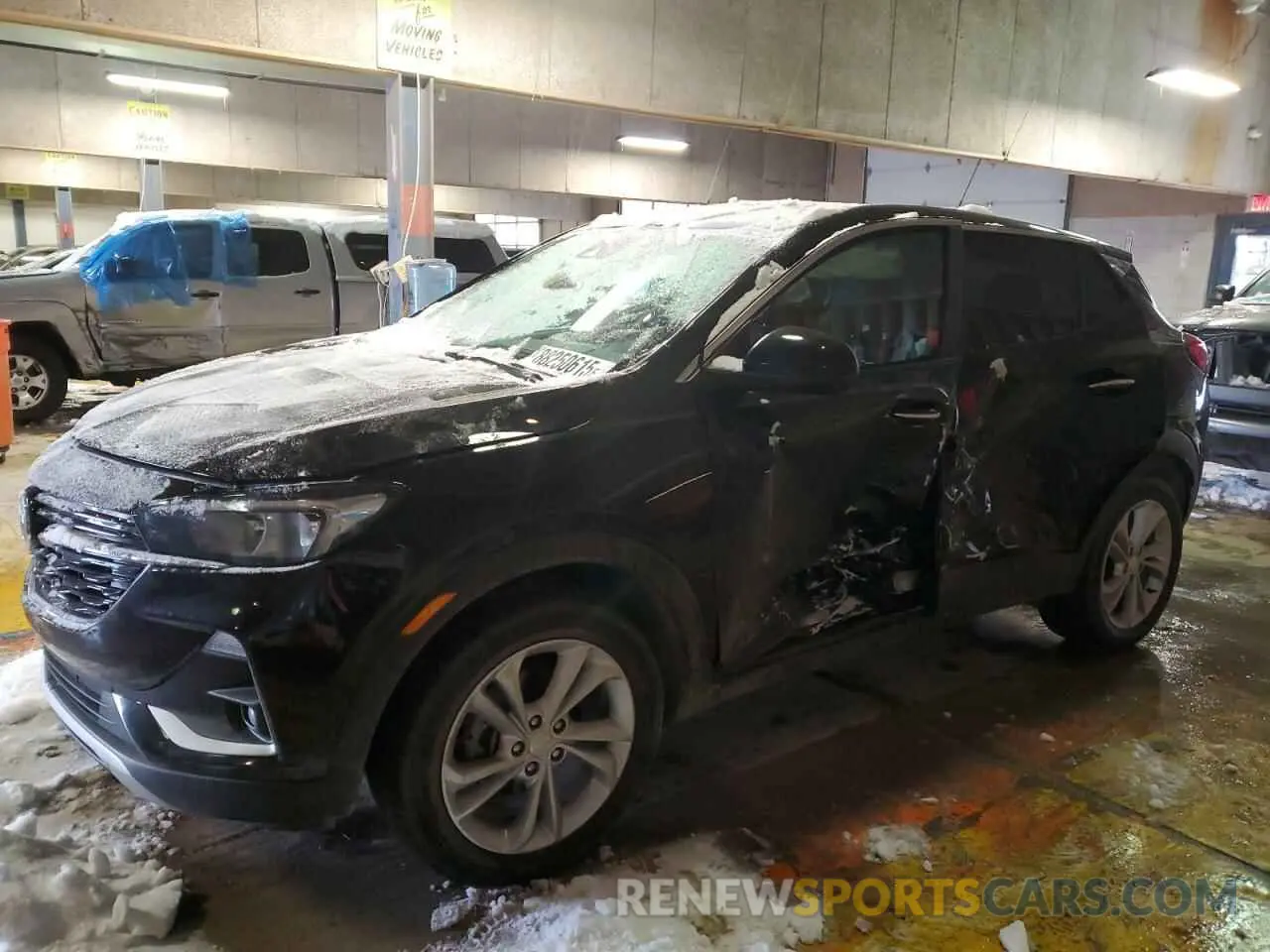 1 Photograph of a damaged car KL4MMBS25MB158693 BUICK ENCORE 2021