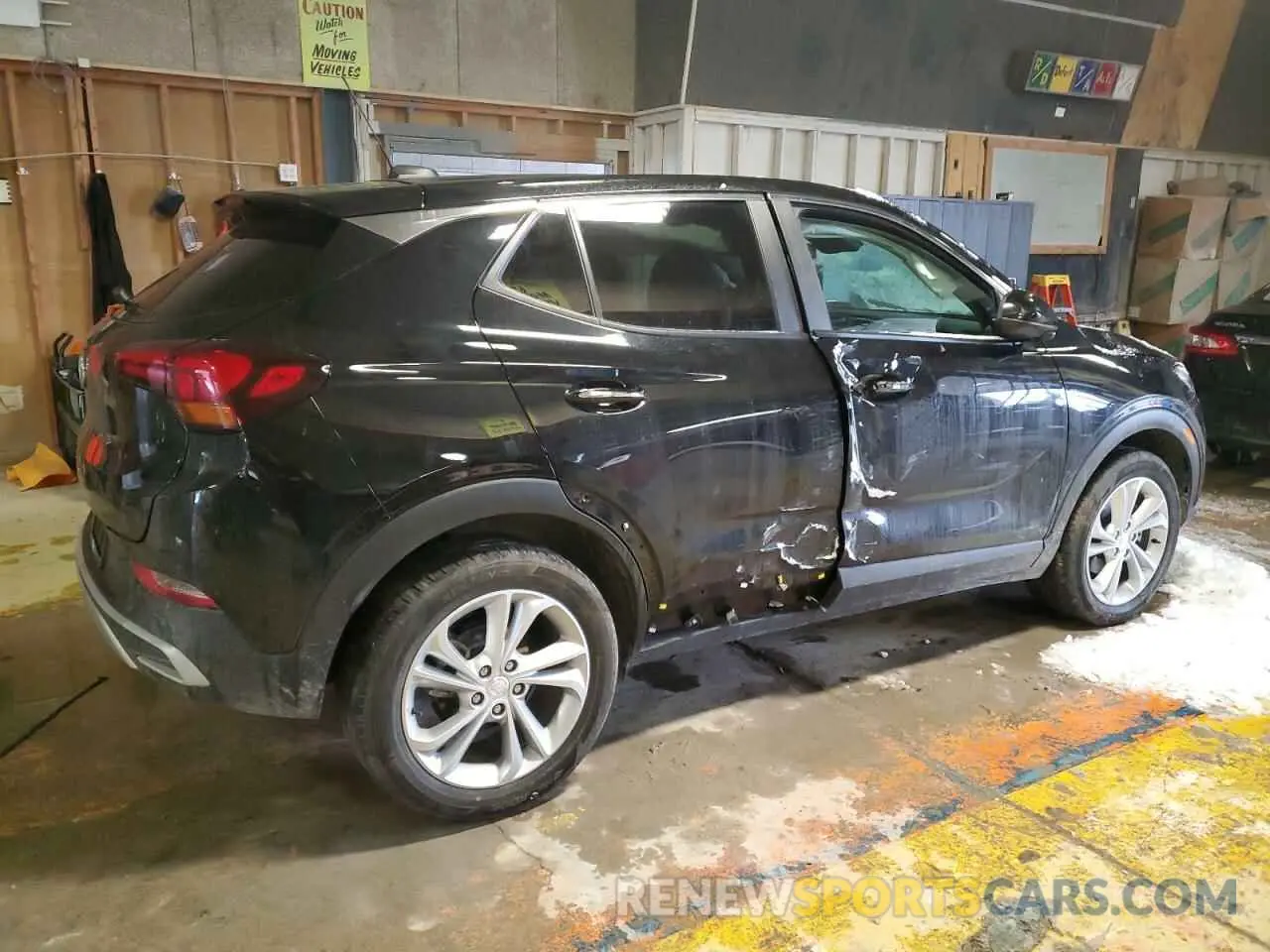 3 Photograph of a damaged car KL4MMBS25MB158693 BUICK ENCORE 2021