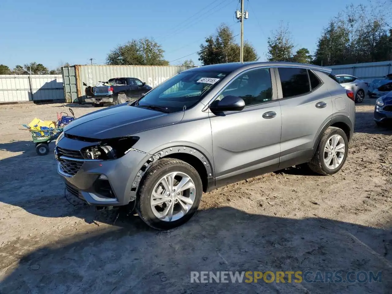 1 Photograph of a damaged car KL4MMBS25MB161030 BUICK ENCORE 2021