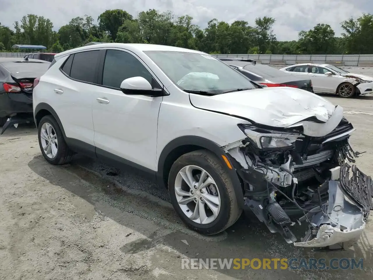 4 Photograph of a damaged car KL4MMBS26MB163384 BUICK ENCORE 2021