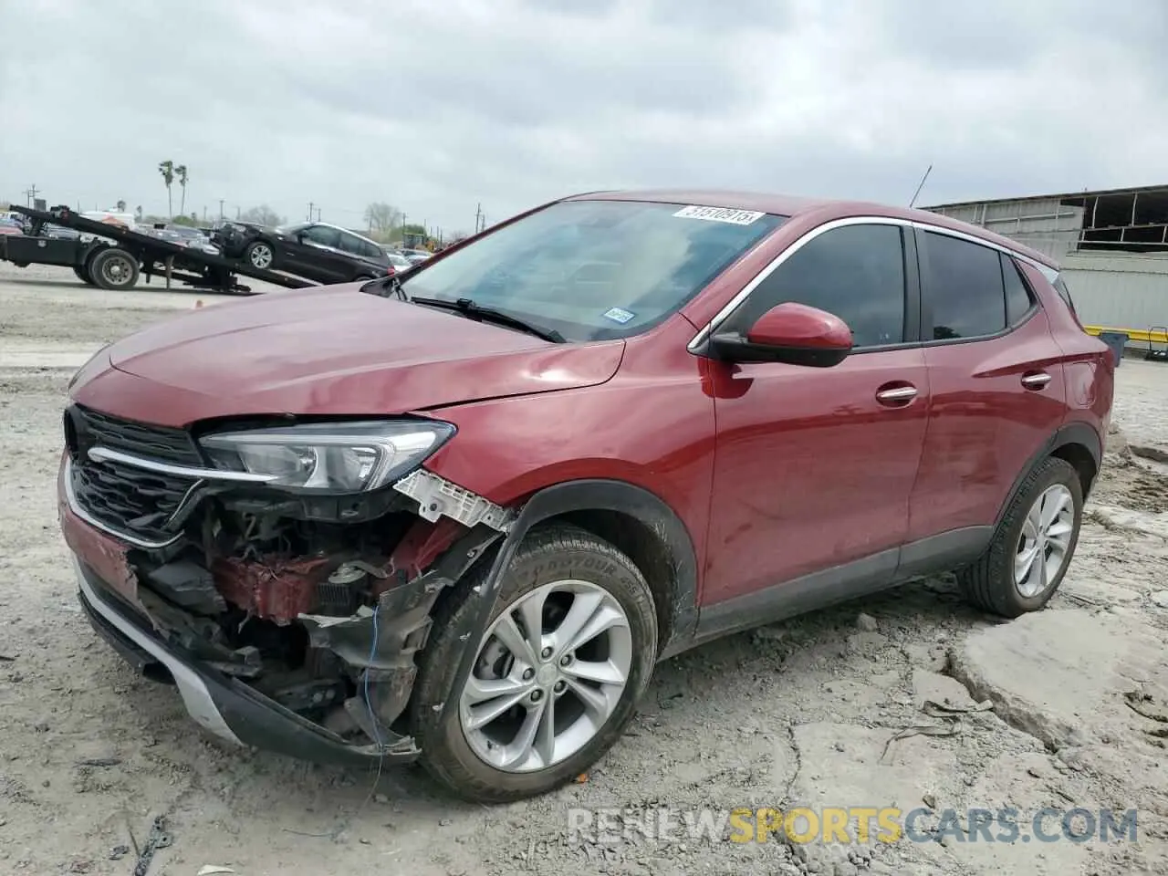 1 Photograph of a damaged car KL4MMBS27MB043514 BUICK ENCORE 2021