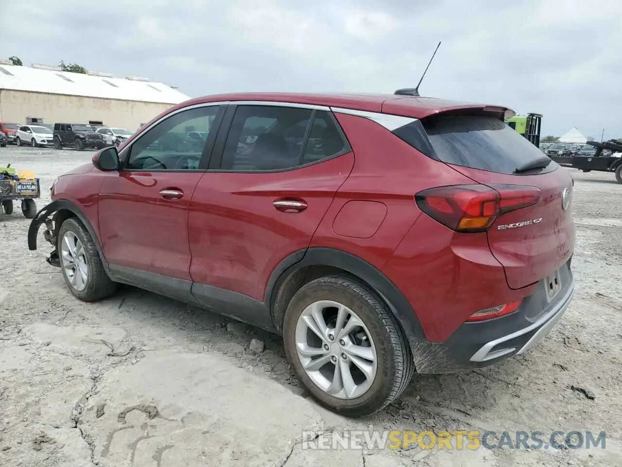 2 Photograph of a damaged car KL4MMBS27MB043514 BUICK ENCORE 2021
