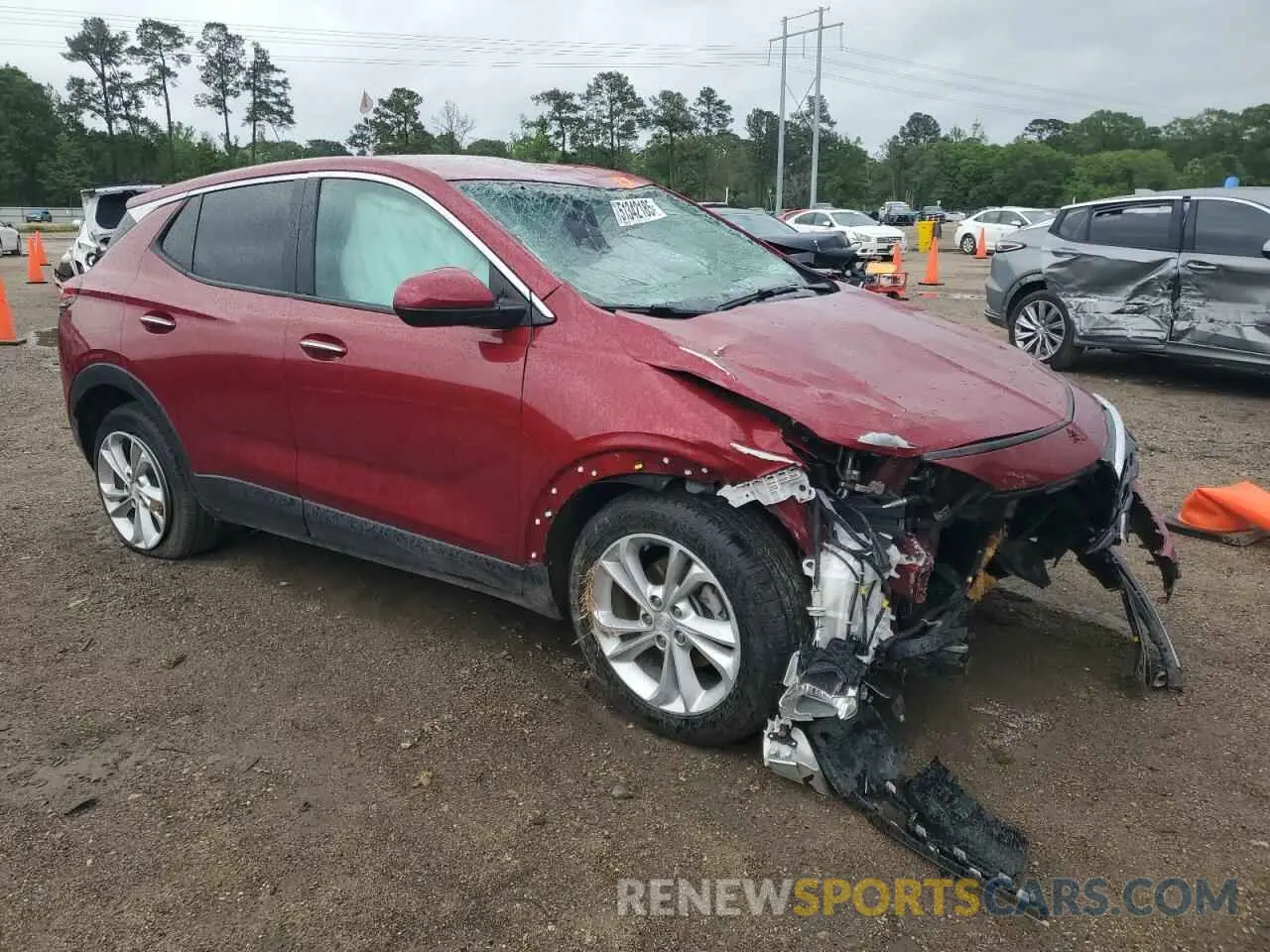 4 Photograph of a damaged car KL4MMBS28MB044462 BUICK ENCORE 2021
