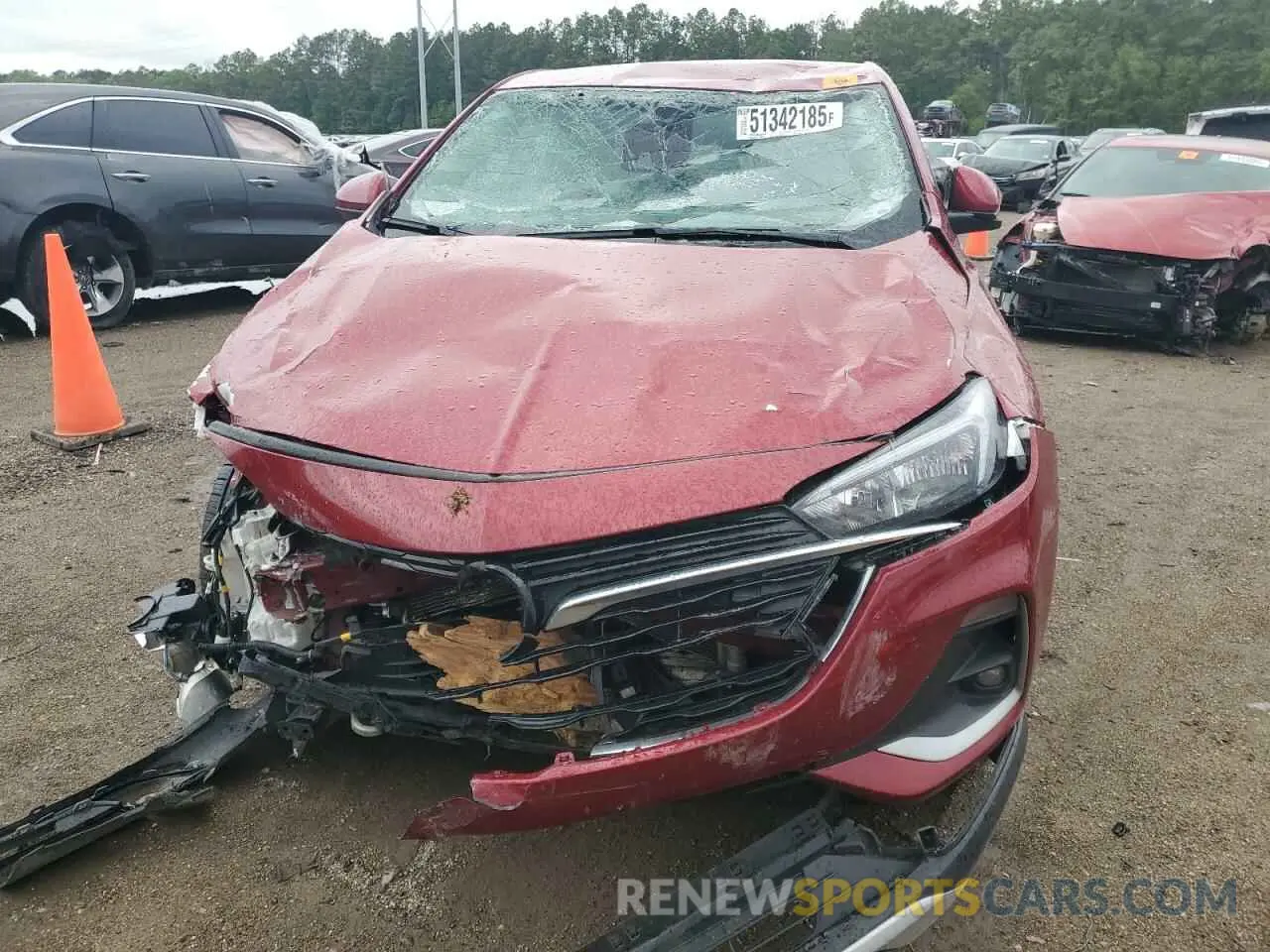 5 Photograph of a damaged car KL4MMBS28MB044462 BUICK ENCORE 2021