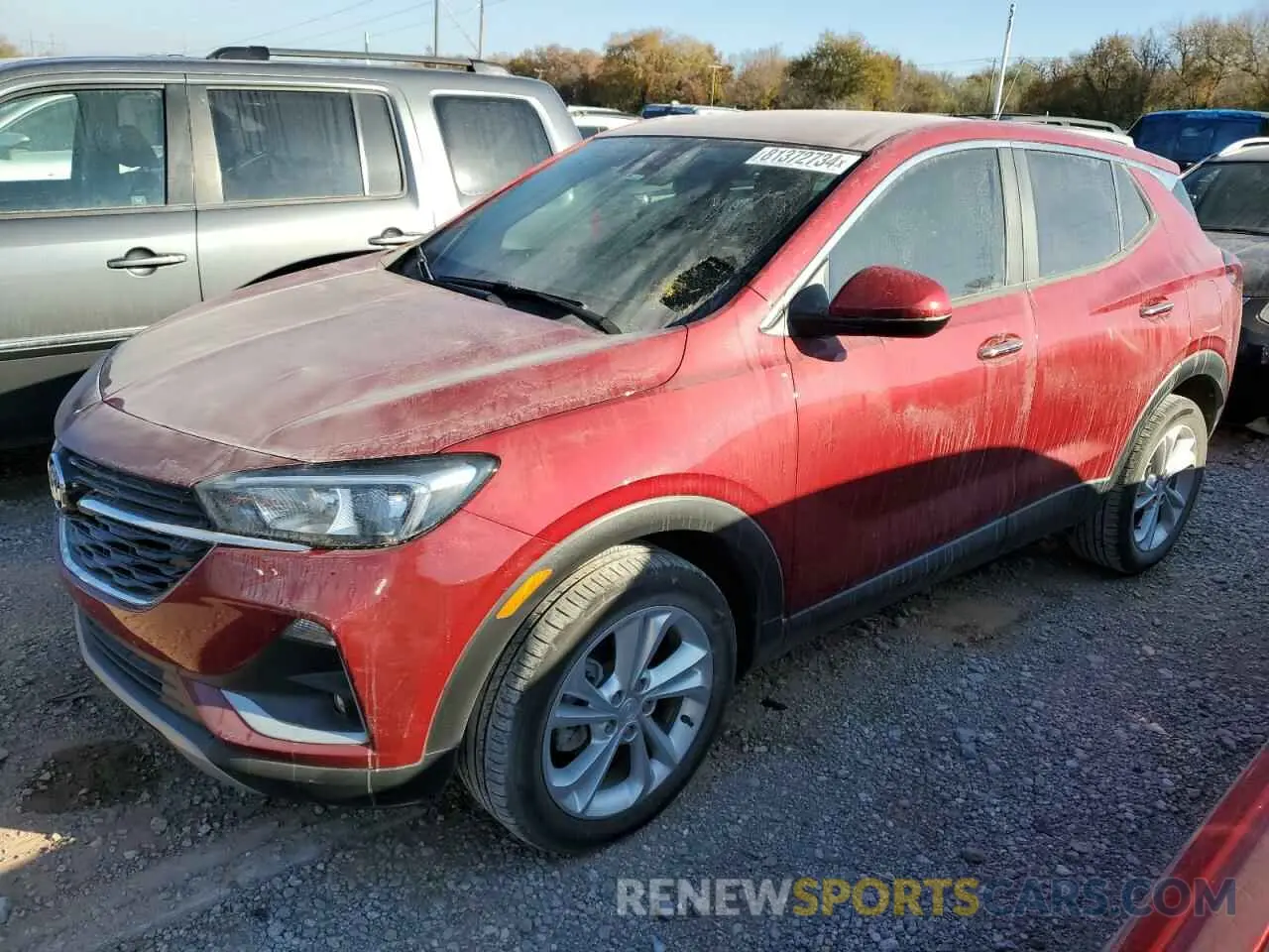 1 Photograph of a damaged car KL4MMBS28MB058300 BUICK ENCORE 2021